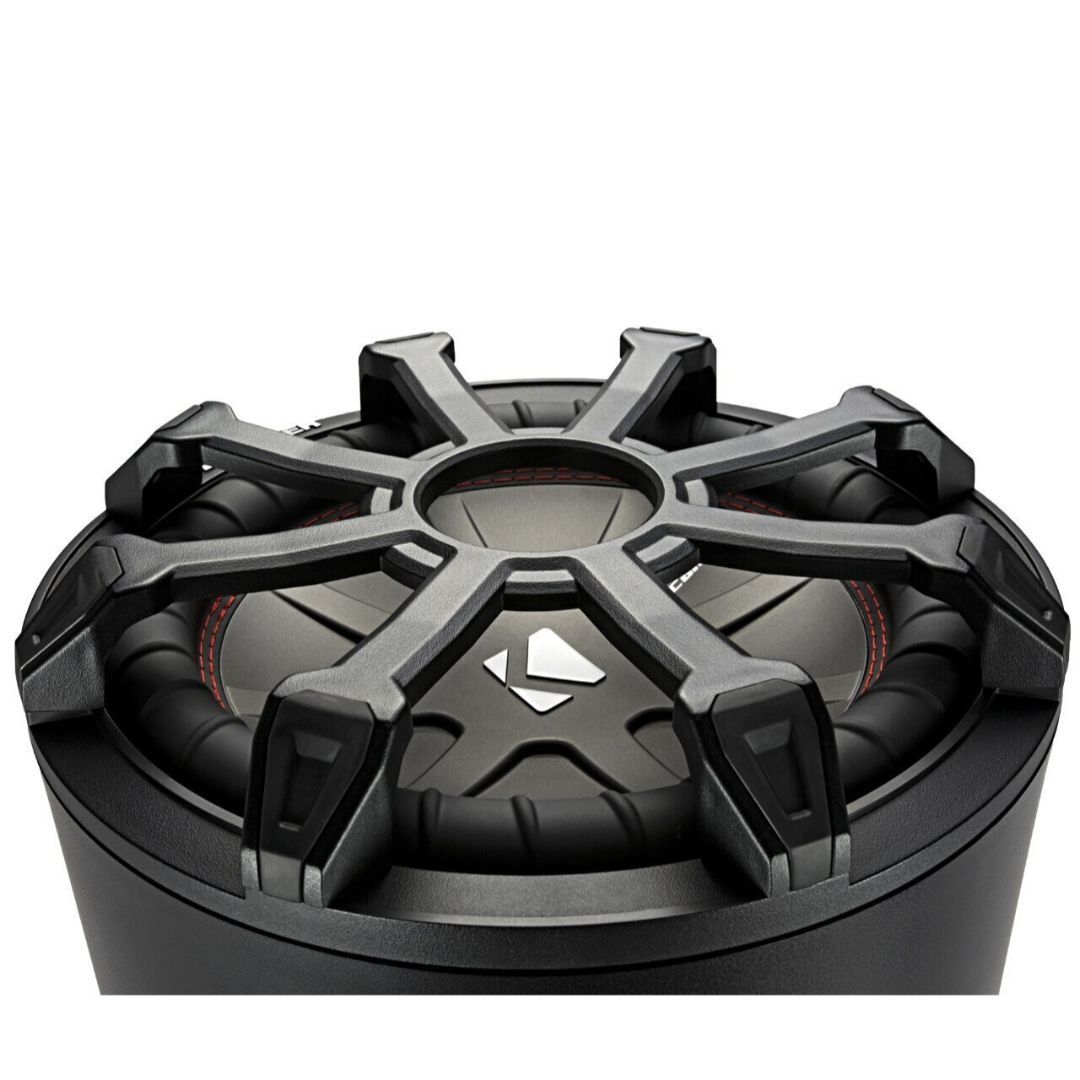 Kicker CWTB82,TB8 8" Subwoofer w/Passive Radiator; Weather-Proof Enclosure, 2-Ohm (46CWTB82)