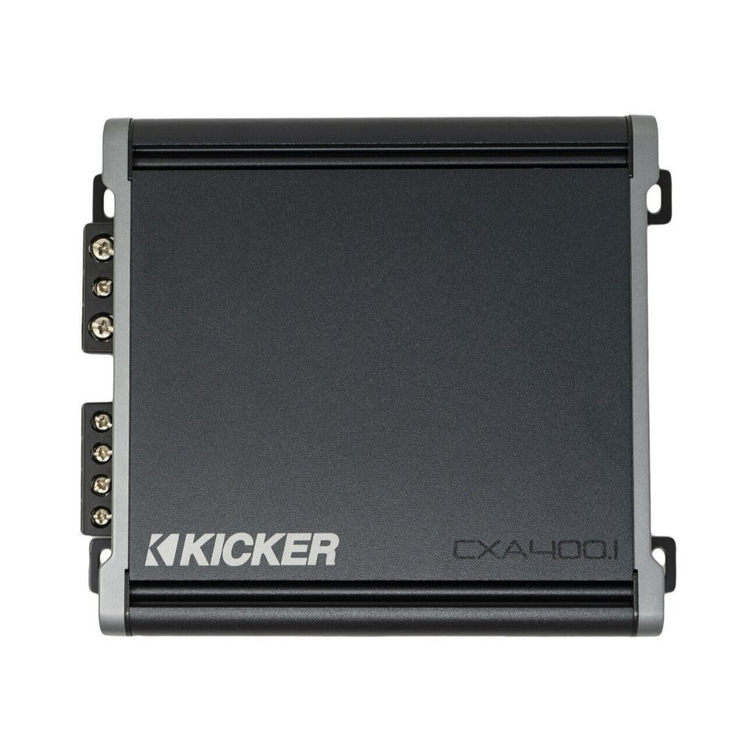 Kicker CXA4001, CX Monoblock Class D Subwoofer Amplifier, 400W (46CXA4001) (OB)