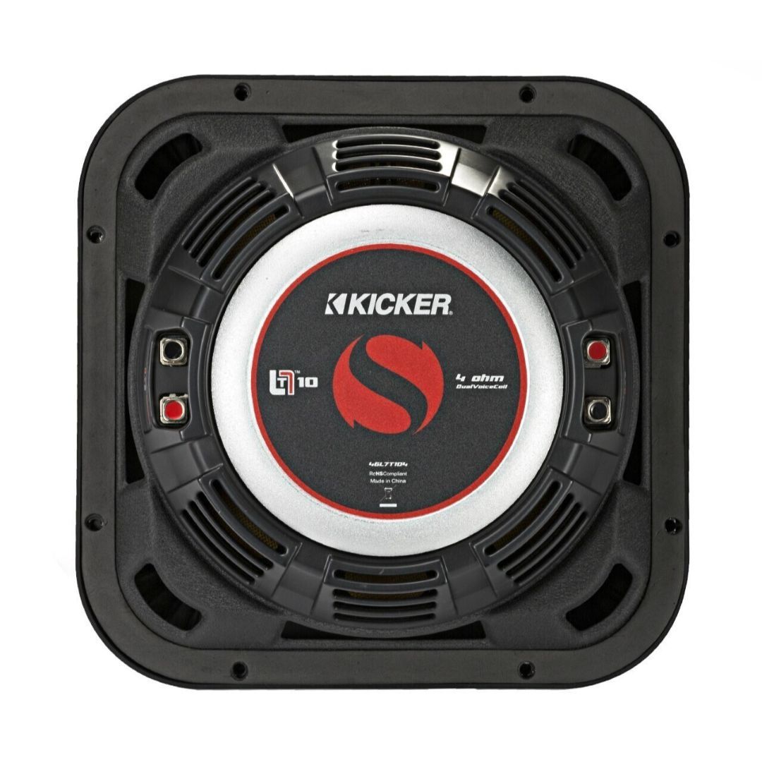 Kicker L7T124, L7T 12" Dual Voice Coil Subwoofer, 4-Ohm (46L7T124) (OB)