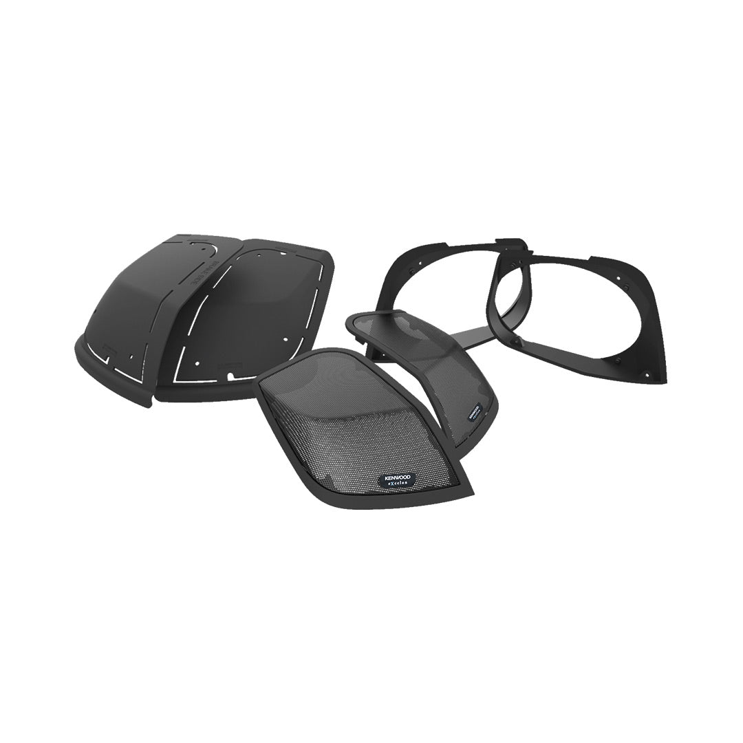 Kenwood CA-CUT14, 6x9" Cut-In Kit w/ Grilles