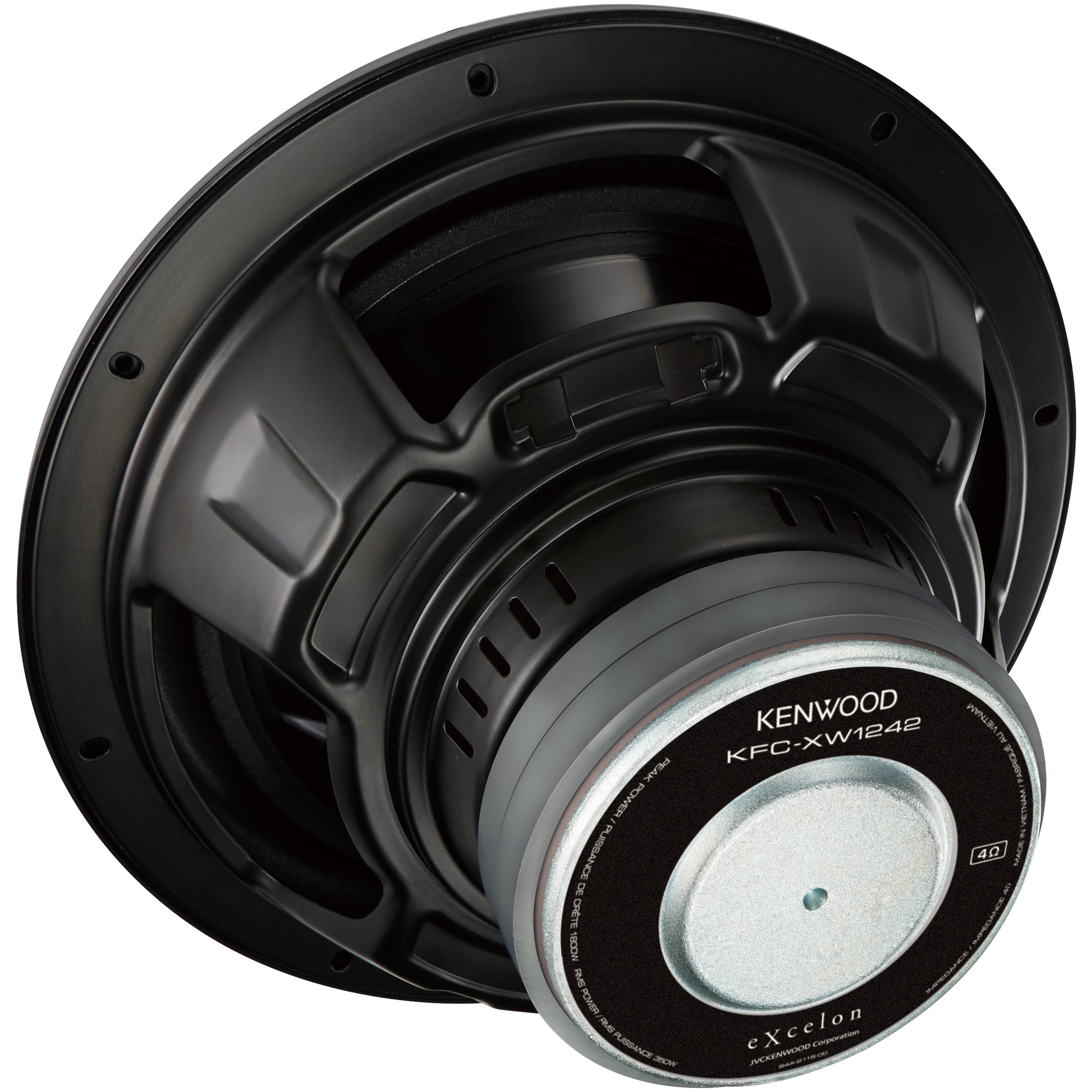 Kenwood KFC-XW1242, eXcelon 12" Single Voice Coil Subwoofer - 350W