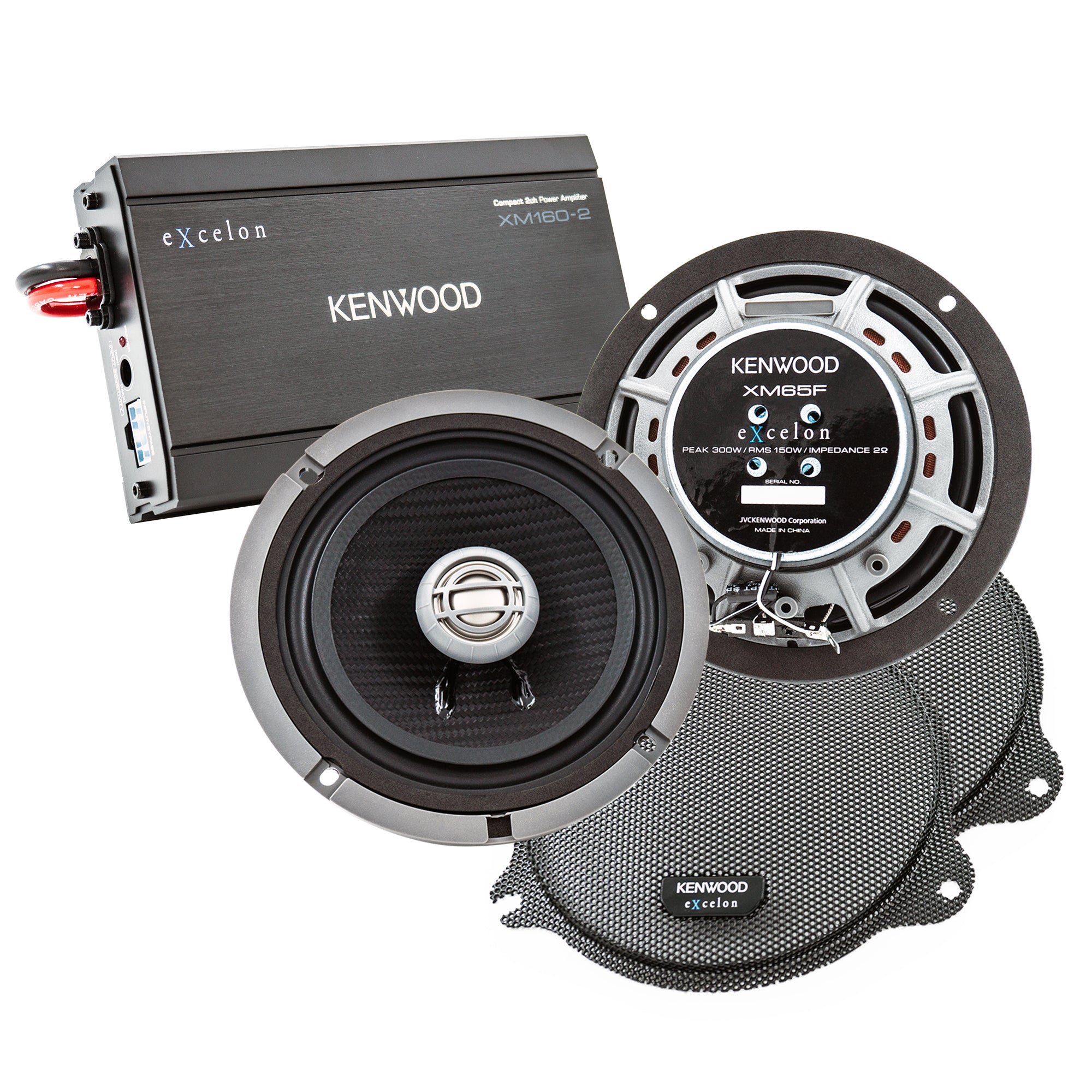 Kenwood P-HD1F, Plug and Play Front Amplified Audio Upgrade Package for Select 2014-Up Harley-Davidson Motorcycles