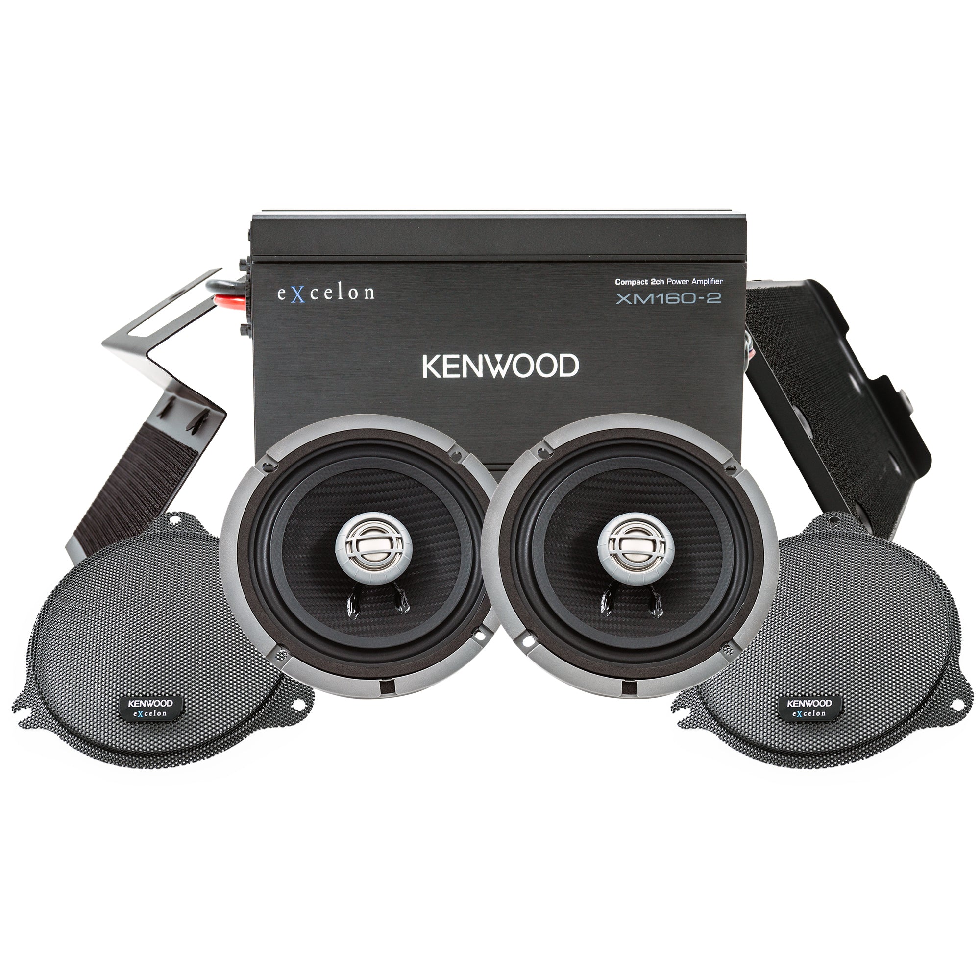 Kenwood P-HD1F, Plug and Play Front Amplified Audio Upgrade Package for Select 2014-Up Harley-Davidson Motorcycles