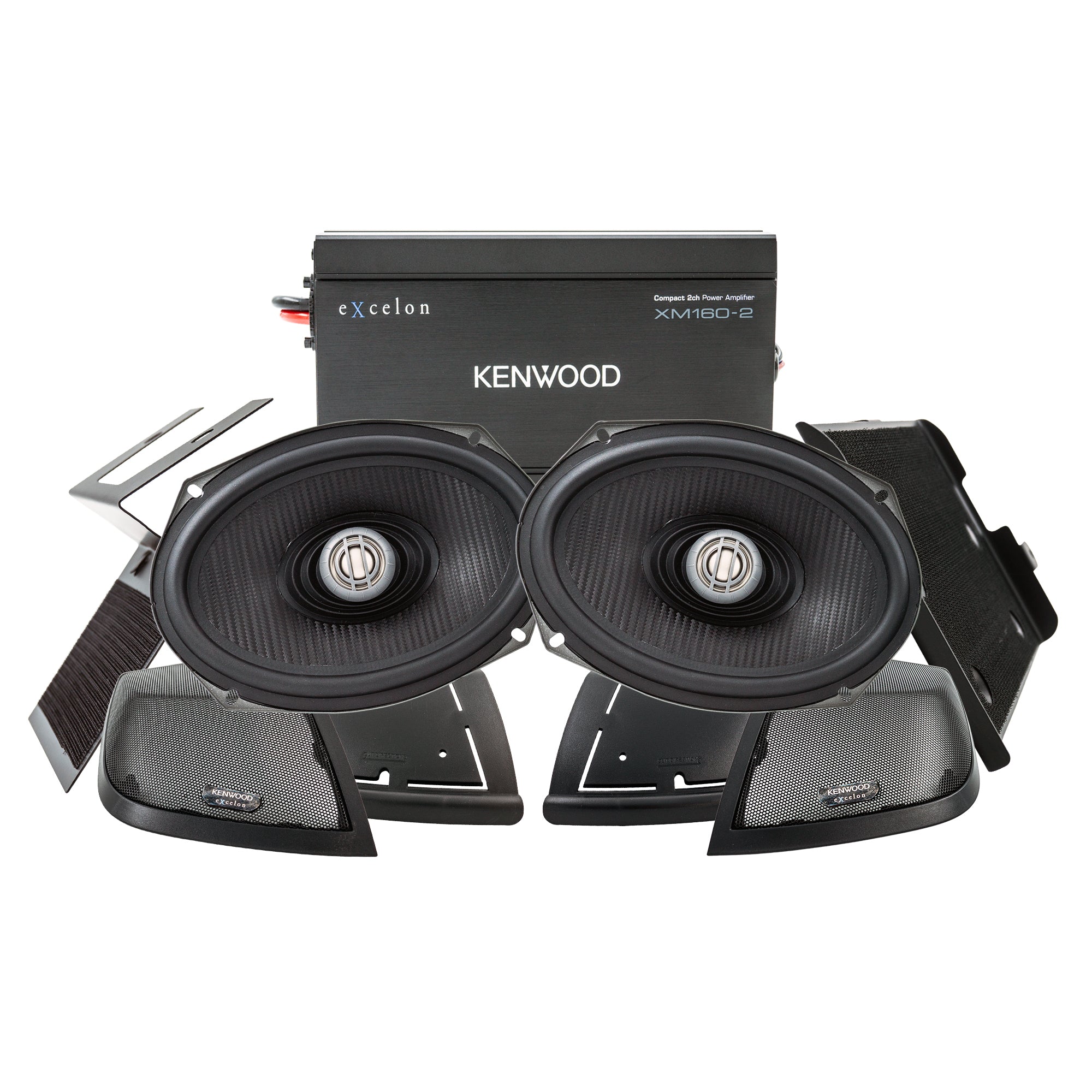 Kenwood P-HD2R, Plug and Play Rear Amplified Audio Upgrade Package for Select 2014-Up Harley-Davidson Motorcycles