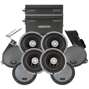 Kenwood P-HD4UT, Plug and Play Front & Rear Amplified Audio Upgrade Package for Select 2014-Up Ultra Harley-Davidson Motorcycles