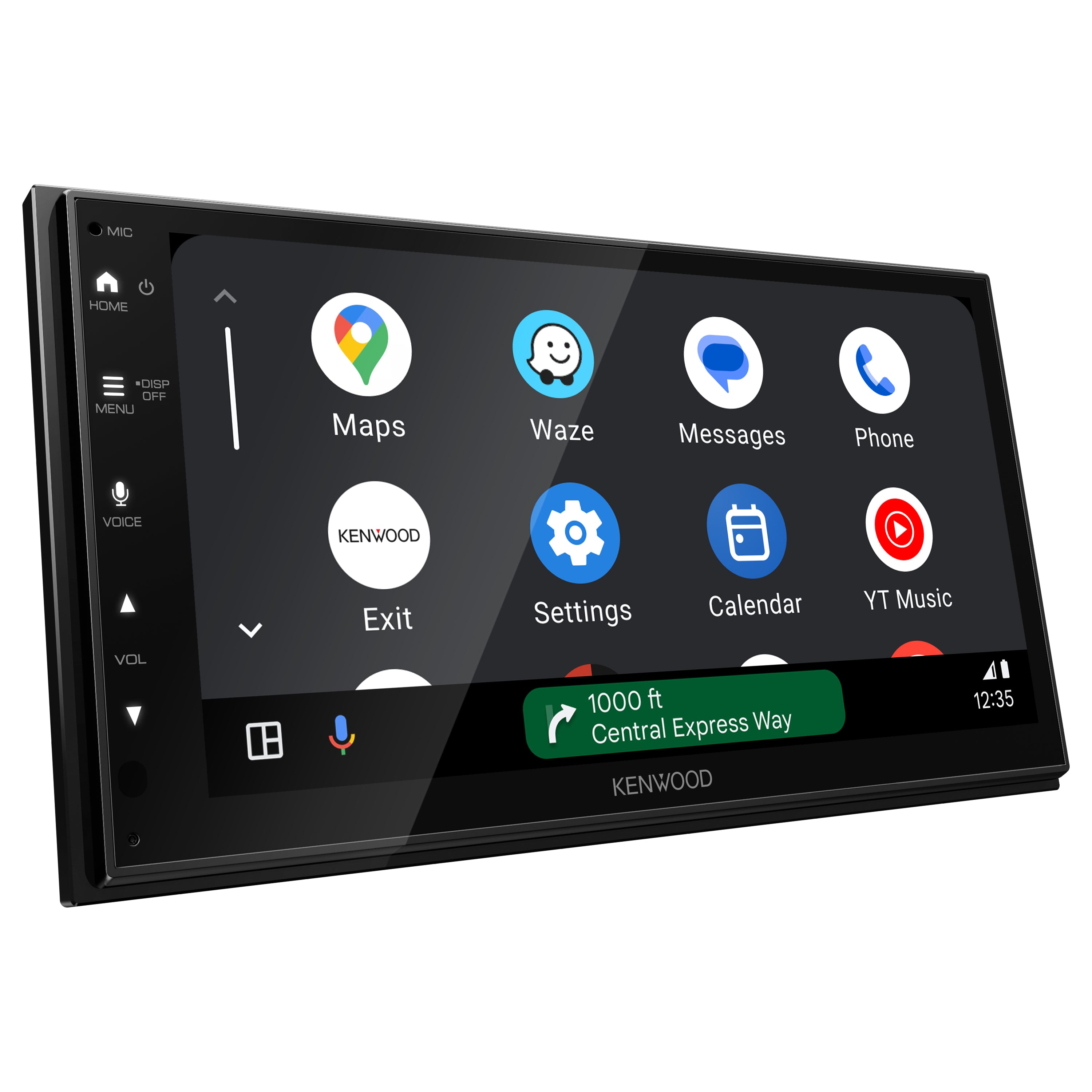 Kenwood DMX40S, 6.8" Double DIN Digital Media Receiver w/ CarPlay & Android Auto
