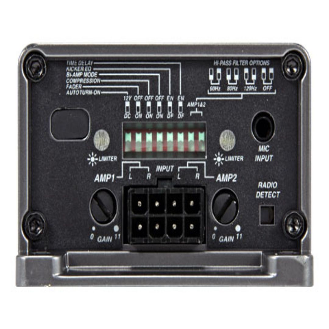 Kicker KEY2004, Key 4 Channel Full Range Smart Amplifier w/ Start / Stop Capability, 200W (47KEY2004)