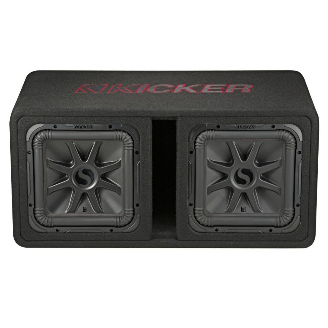 Kicker DL7R122, L7R Dual 12" Subwoofer In The Cwr Style Vented Enclosure, 2-Ohm (45DL7R122) (OB)