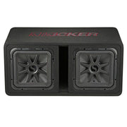 Kicker DL7R122, L7R Dual 12" Subwoofer In The Cwr Style Vented Enclosure, 2-Ohm (45DL7R122) (OB)