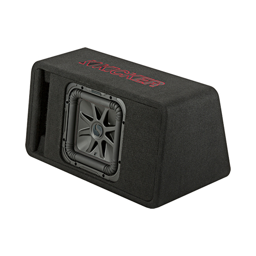 Kicker VL7R102, L7R 10" Subwoofer In a Trapezoidal Vented Enclosure, 2-Ohm (45VL7R102) (OB)