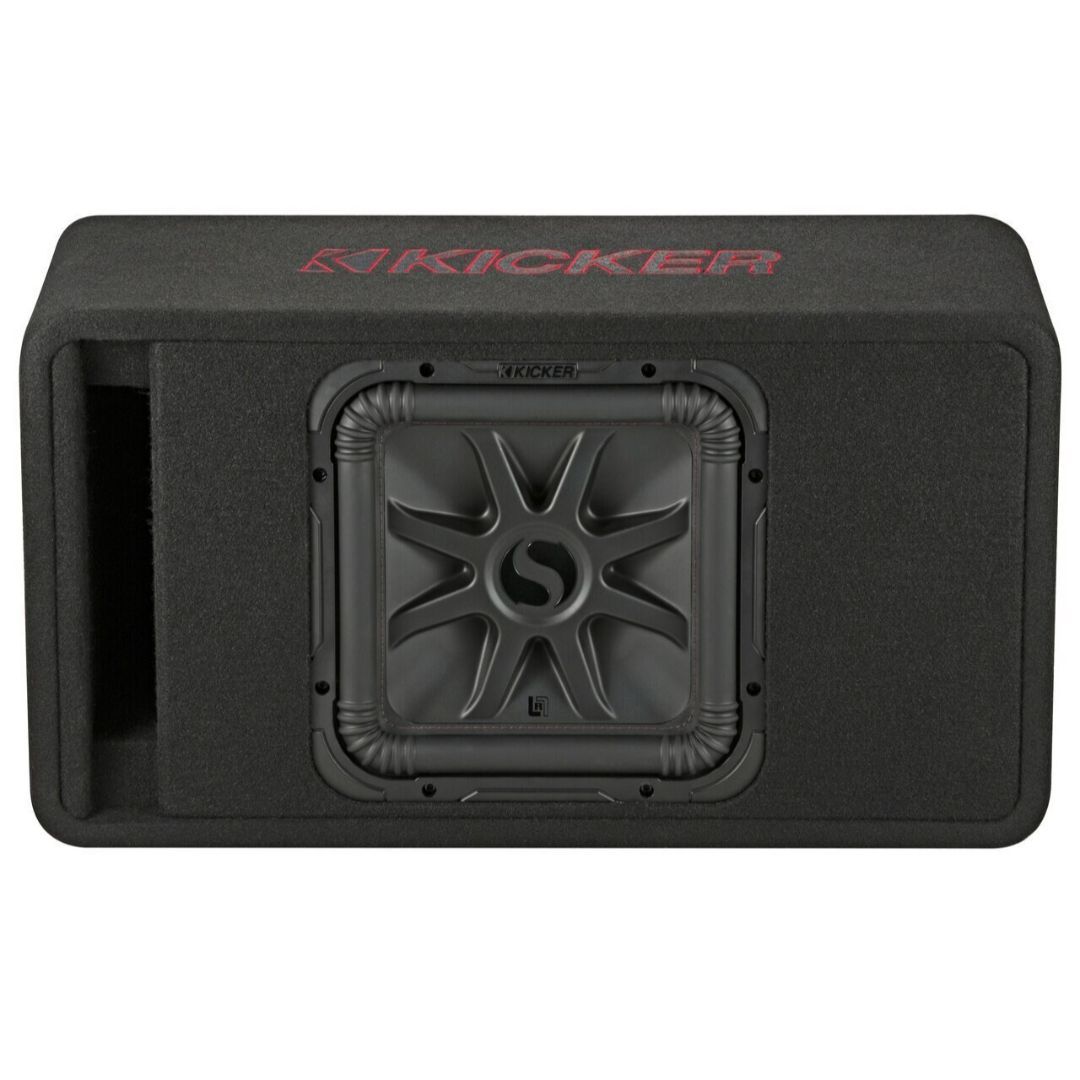 Kicker VL7R122, L7R Single 12" Subwoofer In A Trepezoidal Vented Enclosure, 2-Ohm (45VL7R122) (OB)