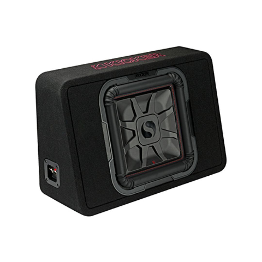 Kicker TL7T102, TL7T 10" Solo-Baric Subwoofer In Thin Profile Enclosure, 2-Ohm (46TL7T102)
