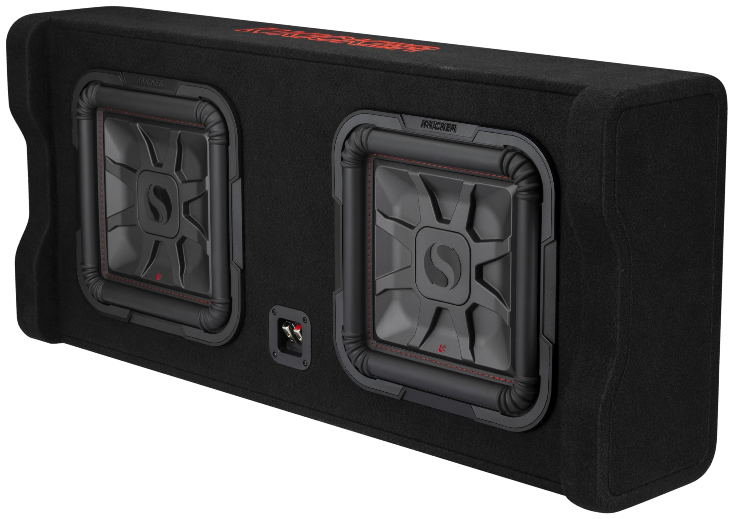 Kicker DL7TDF122, DL7TDF12 12" Thin L7 Down Firing Subwoofer Enclosure, 2-Ohm (49DL7TDF122) (OB)