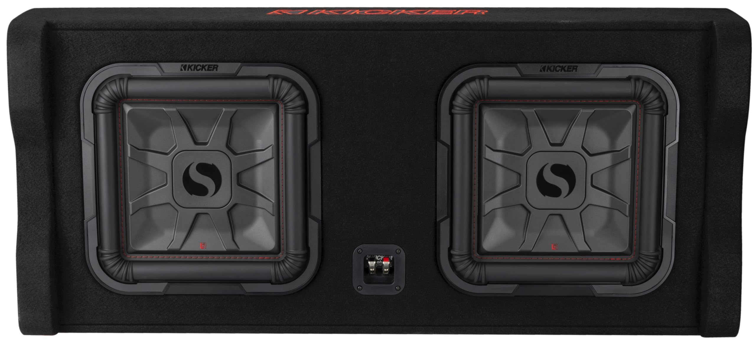 Kicker DL7TDF122, DL7TDF12 12" Thin L7 Down Firing Subwoofer Enclosure, 2-Ohm (49DL7TDF122) (OB)