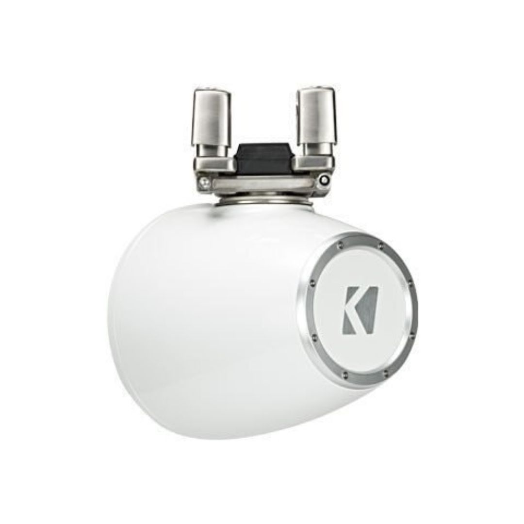 Kicker KMTC94W, KMTC 9" Horn-Loaded Tower Speaker System, White (44KMTC94W) (OB)