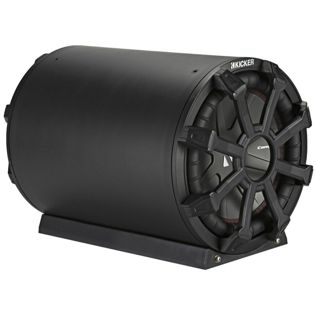 Kicker CWTB102, TB10 10" Subwoofer w/Passive Radiator; Weather-Proof Enclosure, 2-Ohm (46CWTB102) (OB)