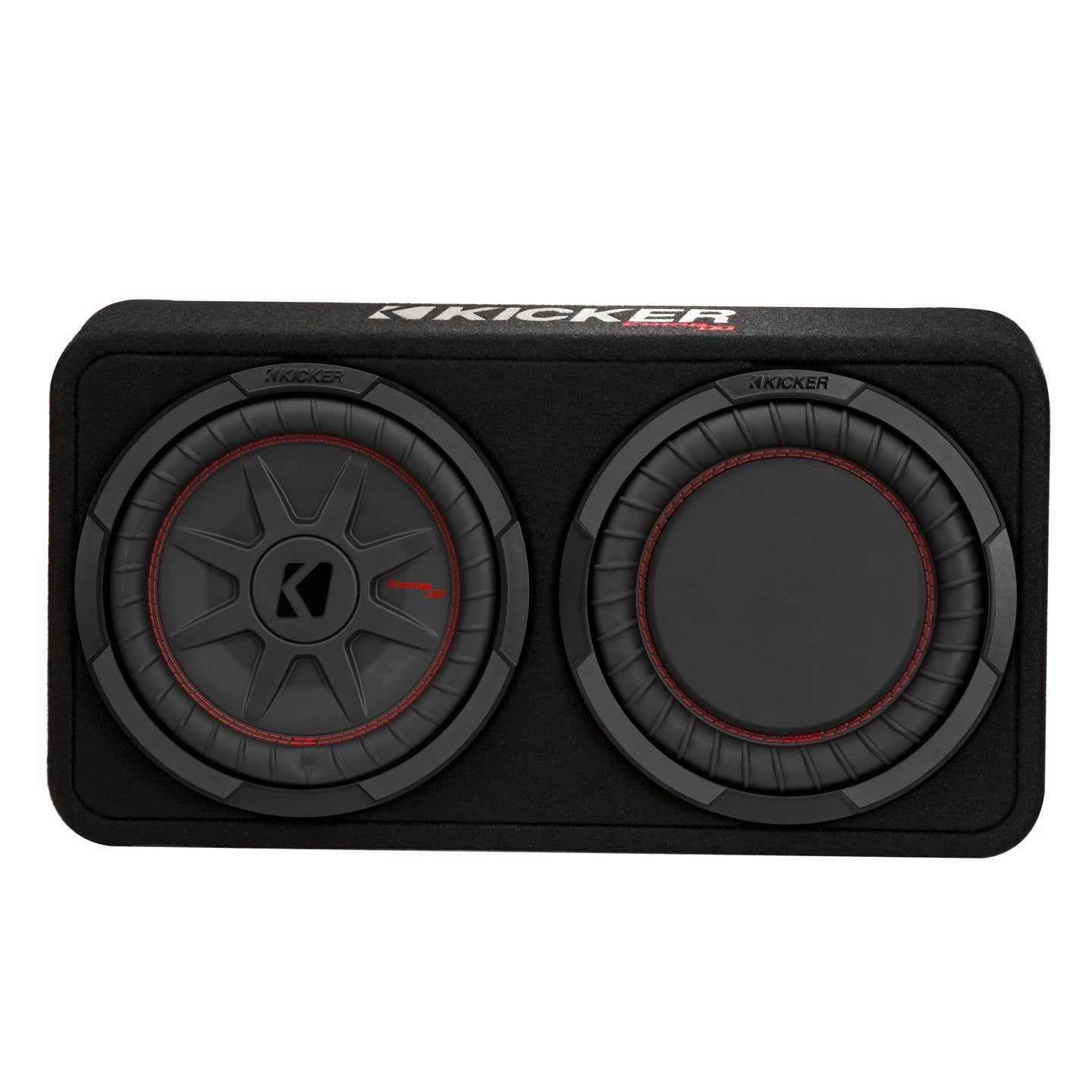 Kicker TCWRT672, CompRT 6.75" Subwoofer In Thin Profile Enclosure, 2 Ohm (48TCWRT672) (OB)