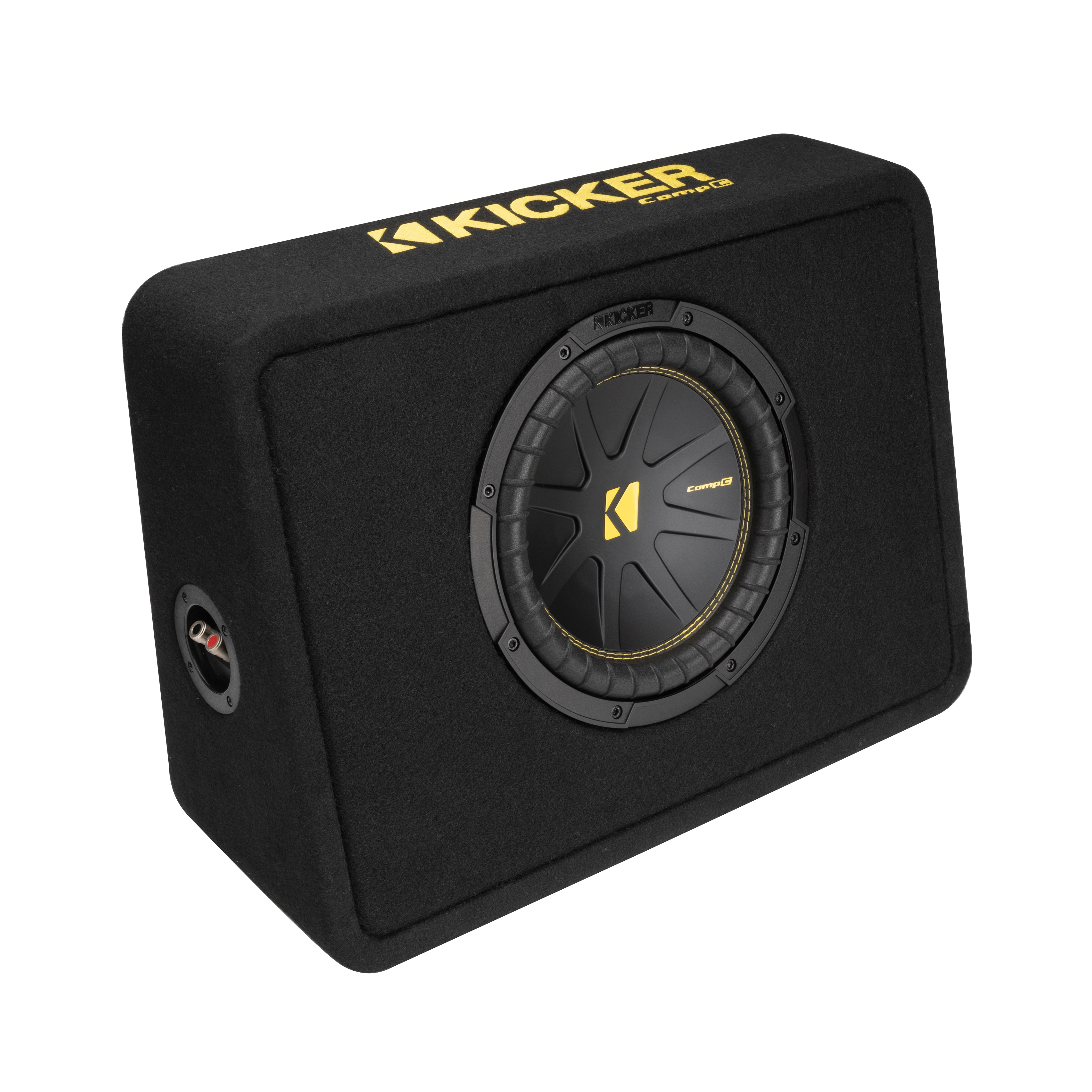 Kicker TCWC102, CompC 10" Subwoofer In Thin Profile Enclosure, 2-Ohm (50TCWC102) (OB)