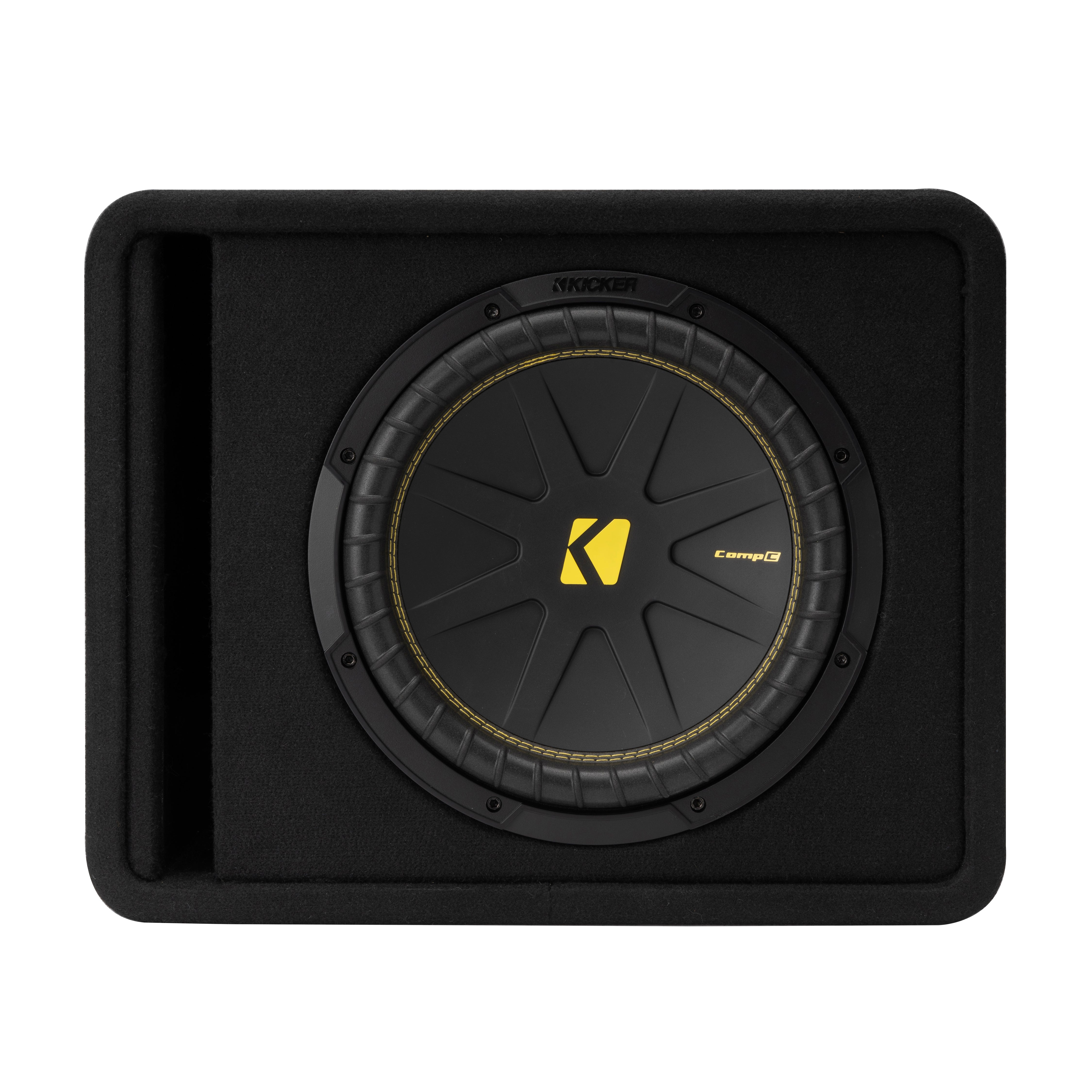 Kicker VCWC124, CompC 12" Subwoofer In Vented Enclosure, 4-Ohm (50VCWC124) (OB)