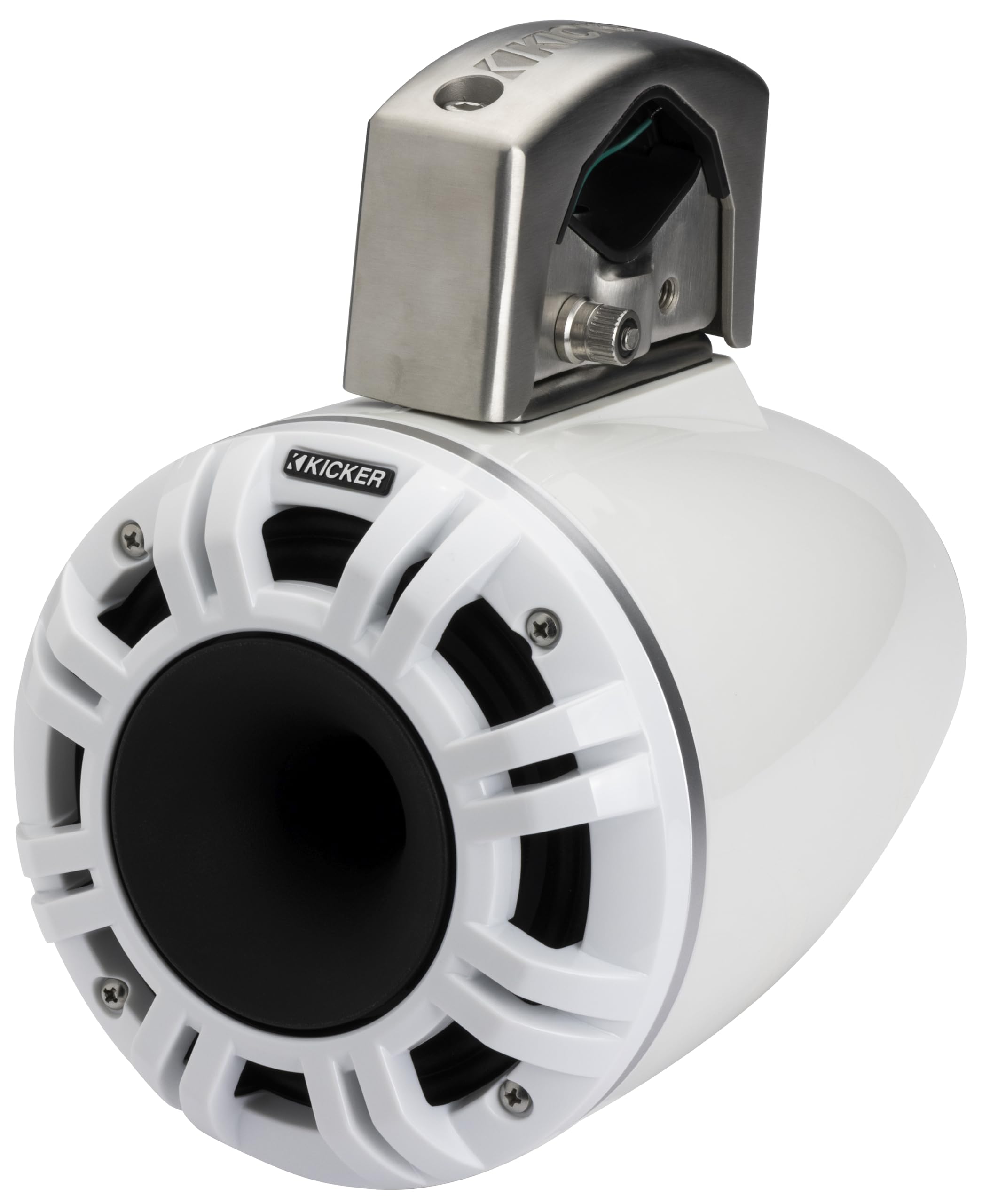 Kicker KMTCXL65W, KMTCXL 6.5" Horn Loaded Compression Driver Tower System White (51KMTCXL65W) (OB)