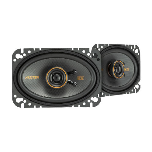 Kicker KSC4604, KS 4X6" 2-Way Coaxial Speakers (51KSC4604) (OB)