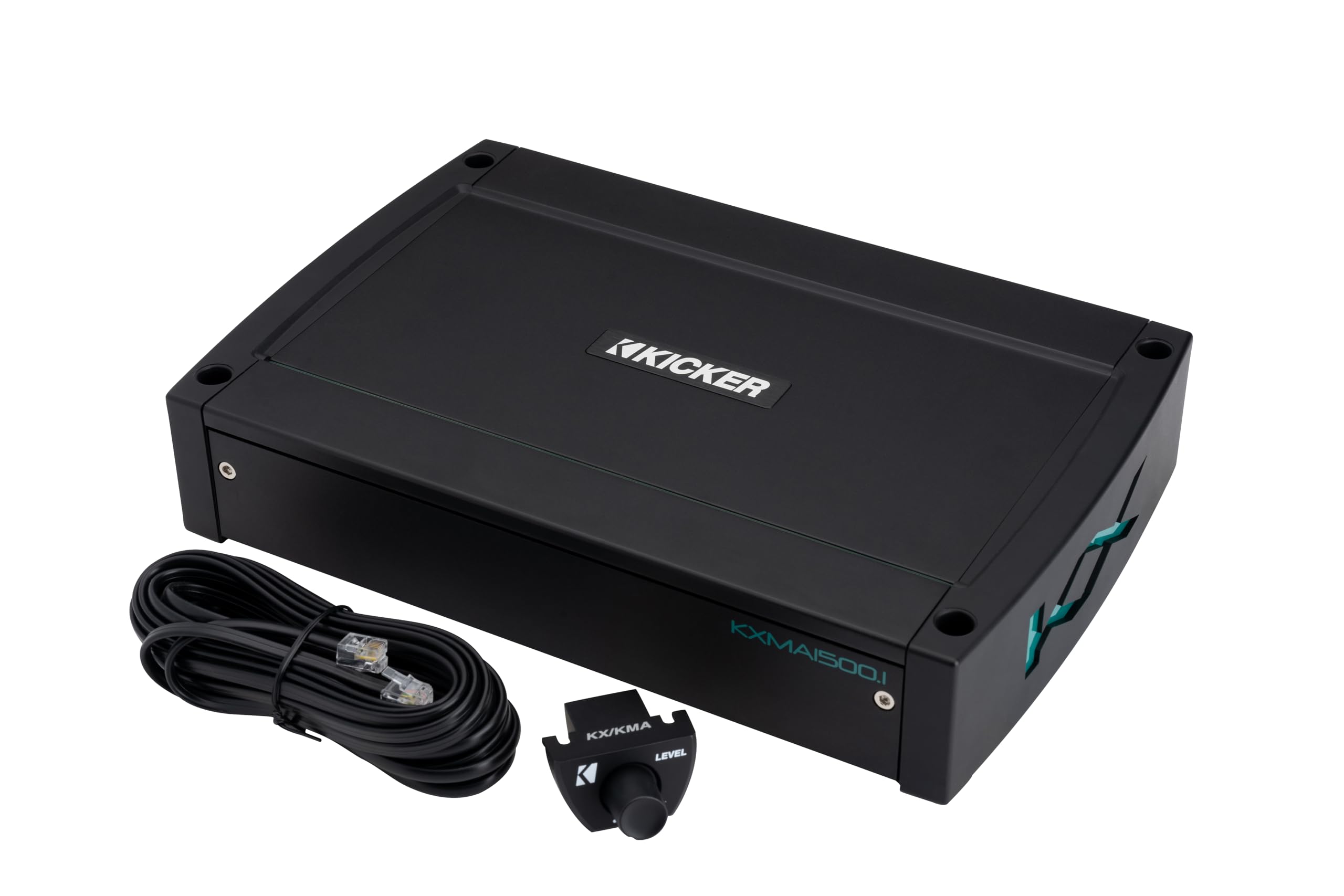 Kicker KXMA15001, KXMA Marine Monoblock Class D Subwoofer Amplifier, 1500W (51KXMA15001) (OB)