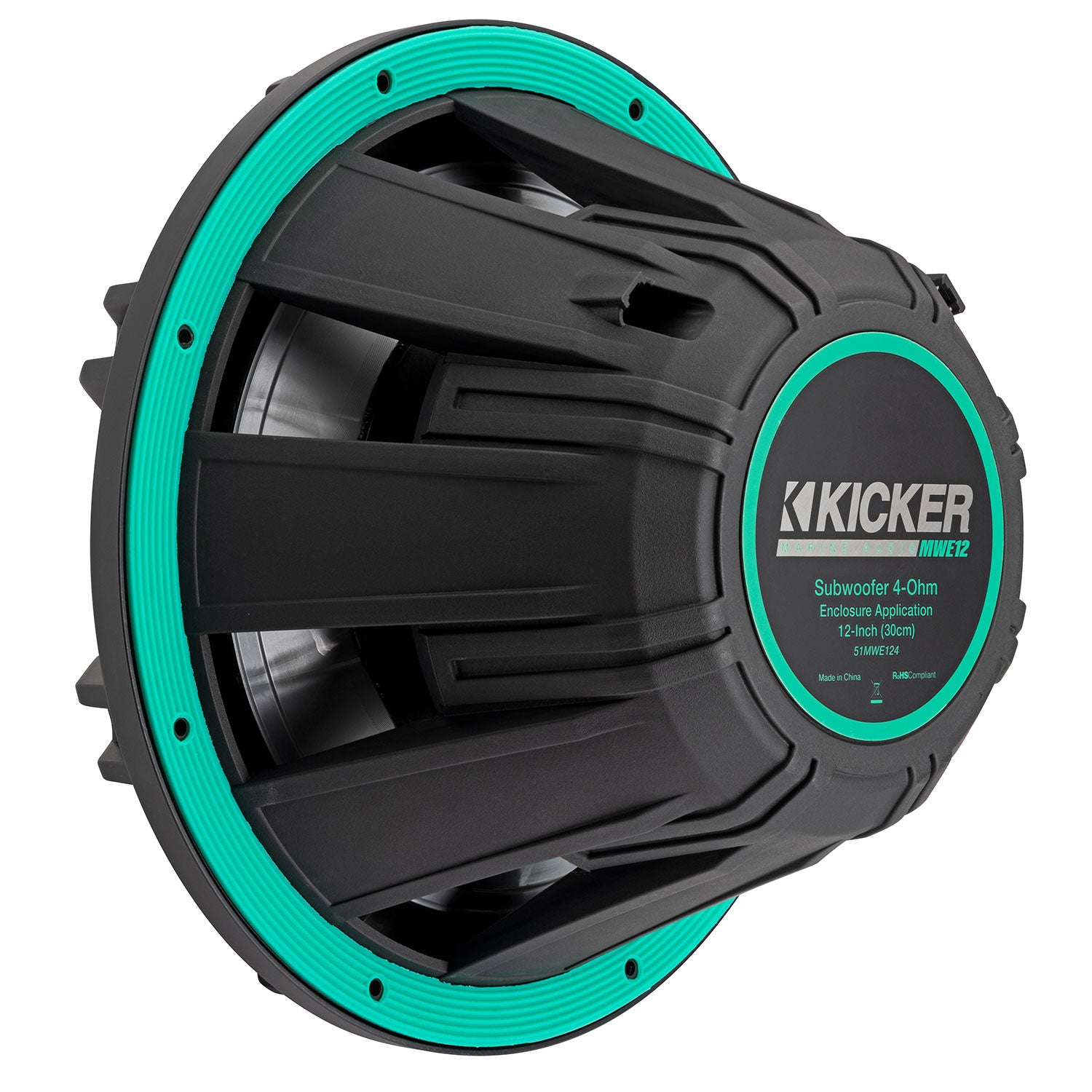 Kicker MWE12, MWE 12" Premium Marine Subwoofer (for Enclosure Applications) 2-Ohm (51MWE122) (OB)