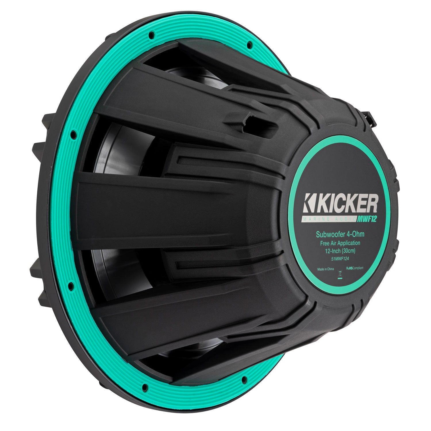 Kicker MWF12, MWF 12" Premium Marine Subwoofer (for Free-Air Applications) 2-Ohm (51MWF122) (OB)