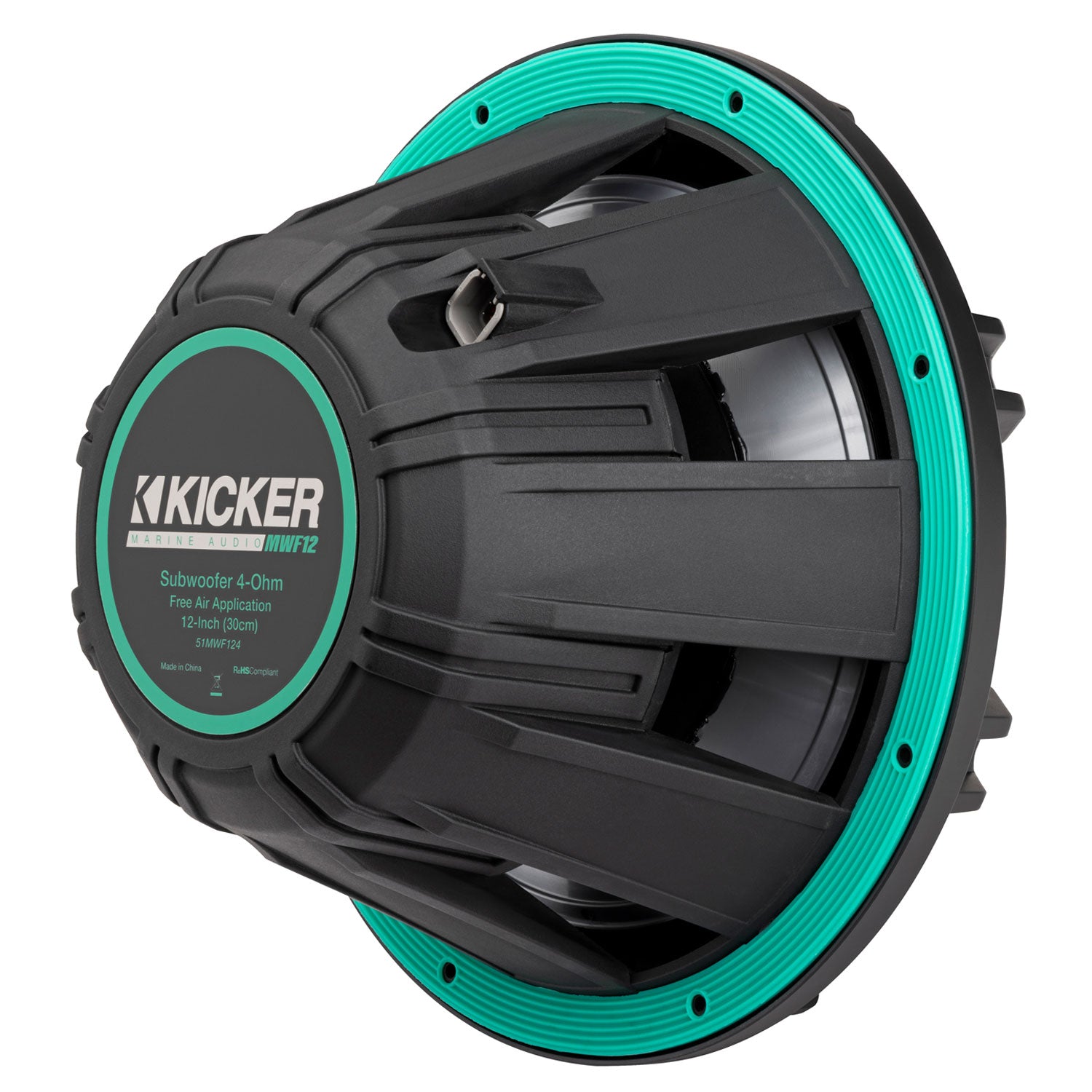 Kicker MWF12, MWF 12" Premium Marine Subwoofer (for Free-Air Applications) 2-Ohm (51MWF122) (OB)