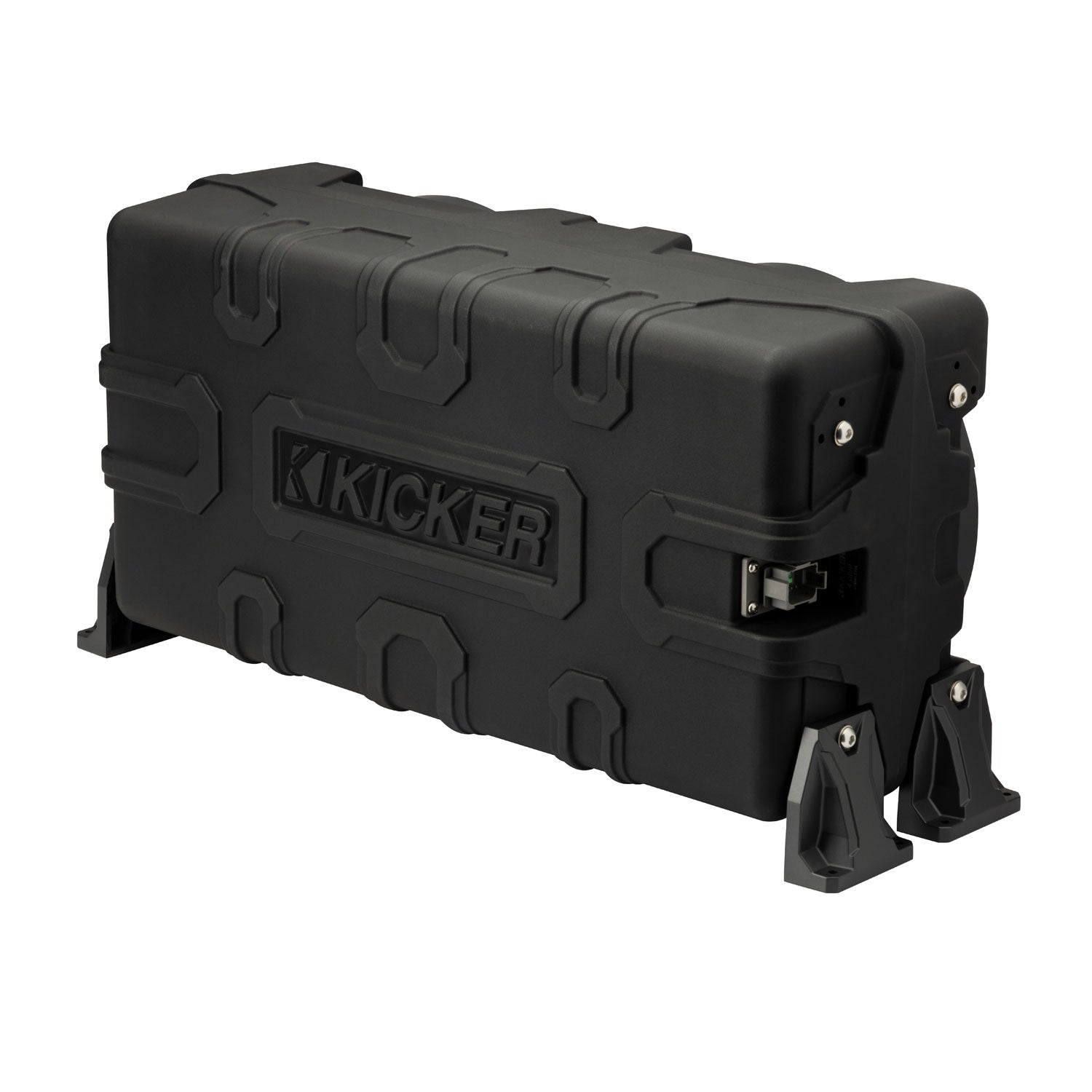Kicker MWLE10, MWLE 10" Loaded Premium Marine Subwoofer Enclosure w/ Passive Radiator 2 Ohm (51MWLE102) (OB)