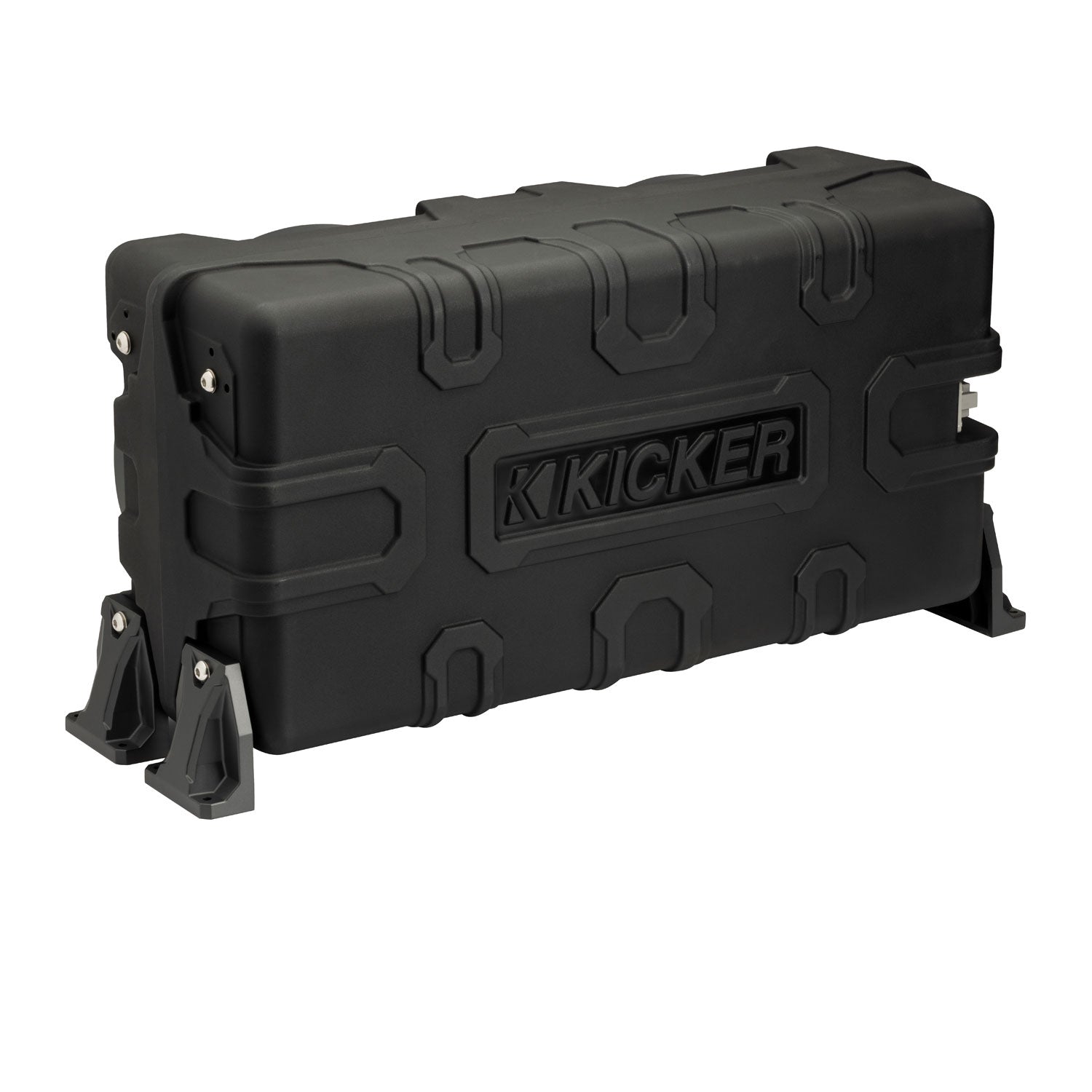 Kicker MWLE10, MWLE 10" Loaded Premium Marine Subwoofer Enclosure w/ Passive Radiator 2 Ohm (51MWLE102) (OB)
