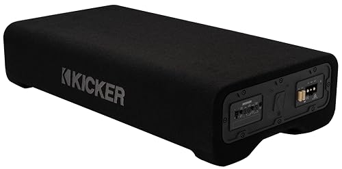 Kicker PTRTP12, PTRTP 12" 500W Powered Down Firing Loaded Enclosure, 2-Ohm (51PTRTP12) (OB)