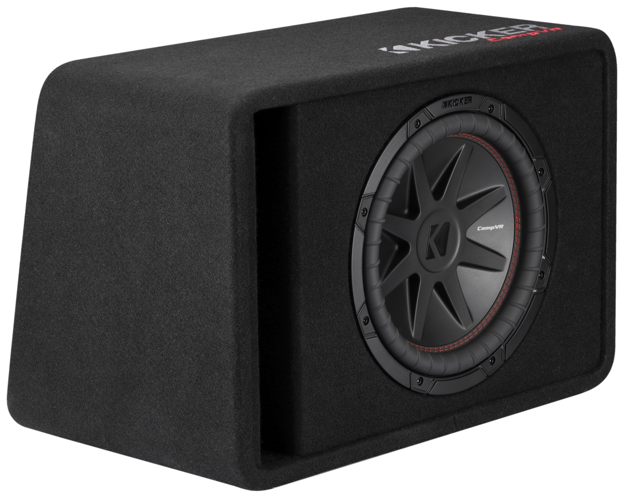 Kicker VCVR122, VCVR 12" Single Subwoofer In Vented Enclosure, 2-Ohm (52VCVR122) (OB)