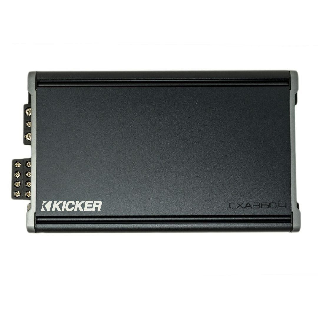 Kicker CXA3604, CX 4 Channel Class D Full Range Amplifier, 360W (46CXA3604) (OB)