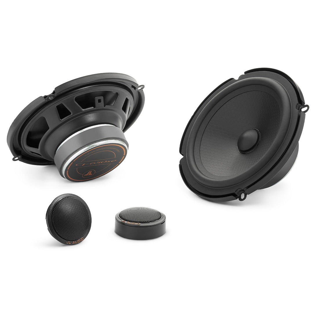 JL Audio C1-650se, C1 Series 6.5" Component Speaker System w/ Silk Dome Tweeter (OB)