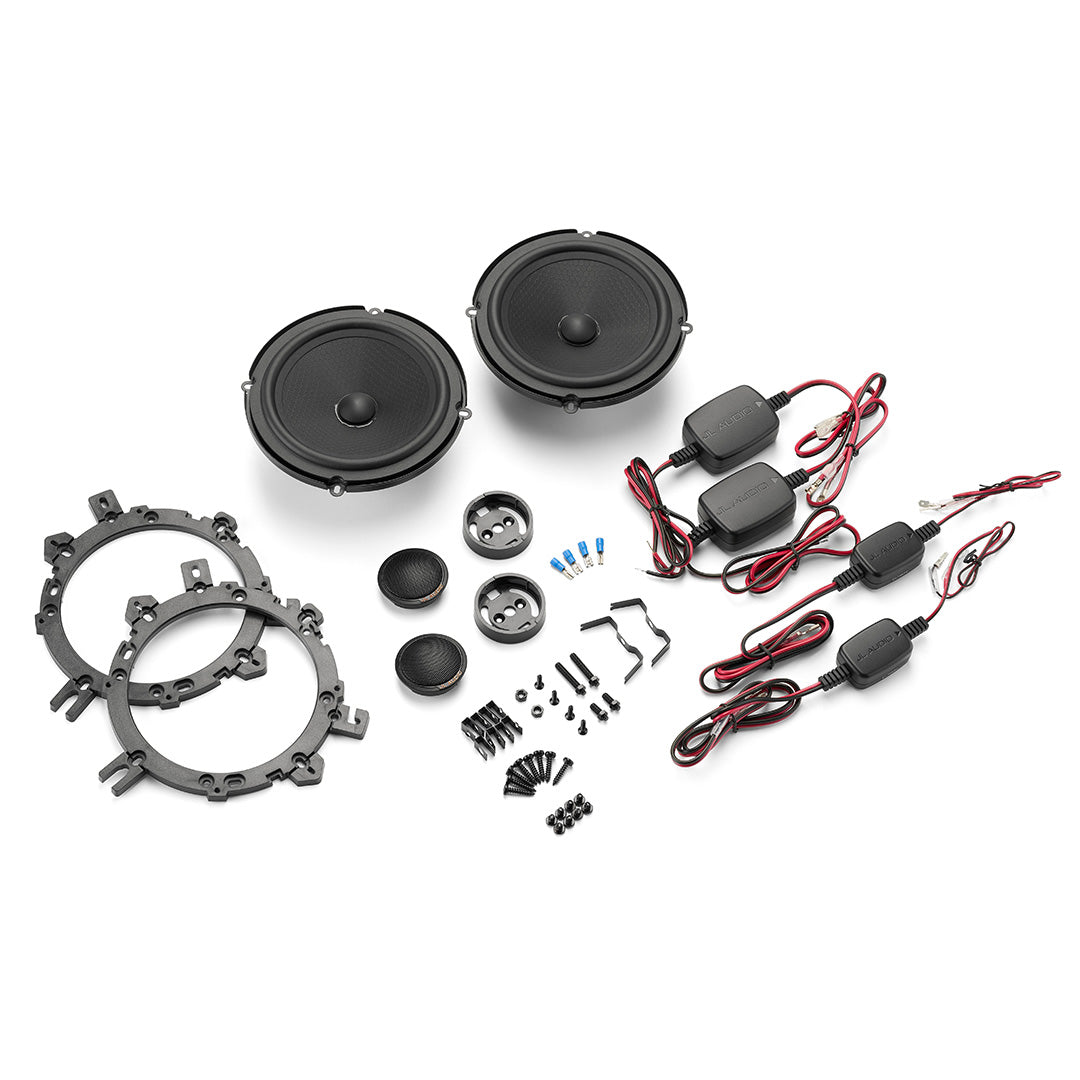 JL Audio C1-650se, C1 Series 6.5" Component Speaker System w/ Silk Dome Tweeter (OB)