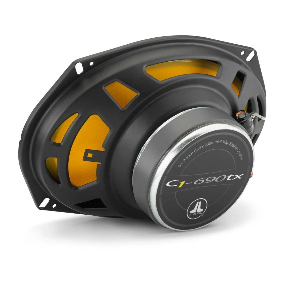 JL Audio C1-690TX, C1 Series 6x9" 3-Way Coaxial Speakers, 225W (OB)