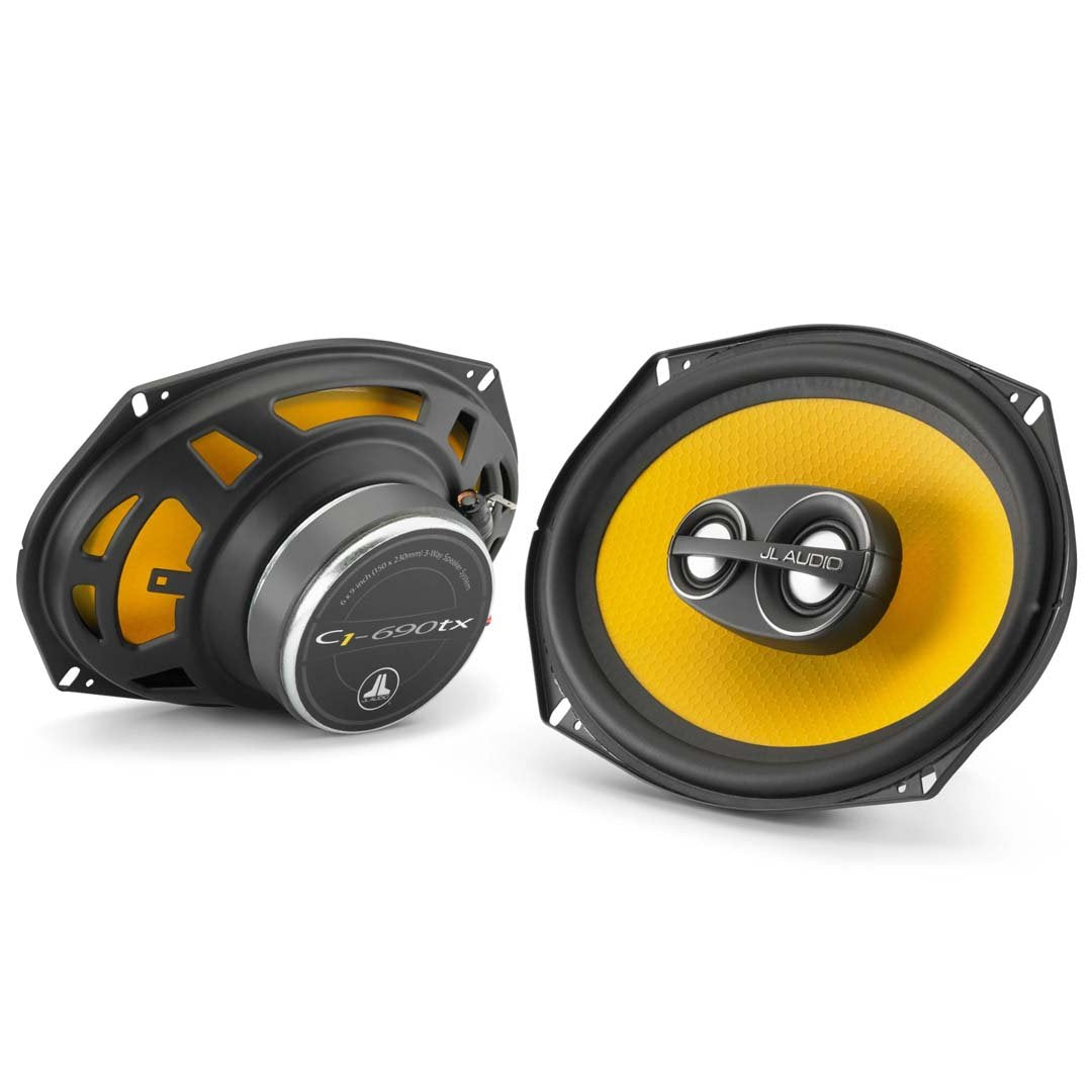 JL Audio C1-690TX, C1 Series 6x9" 3-Way Coaxial Speakers, 225W (OB)