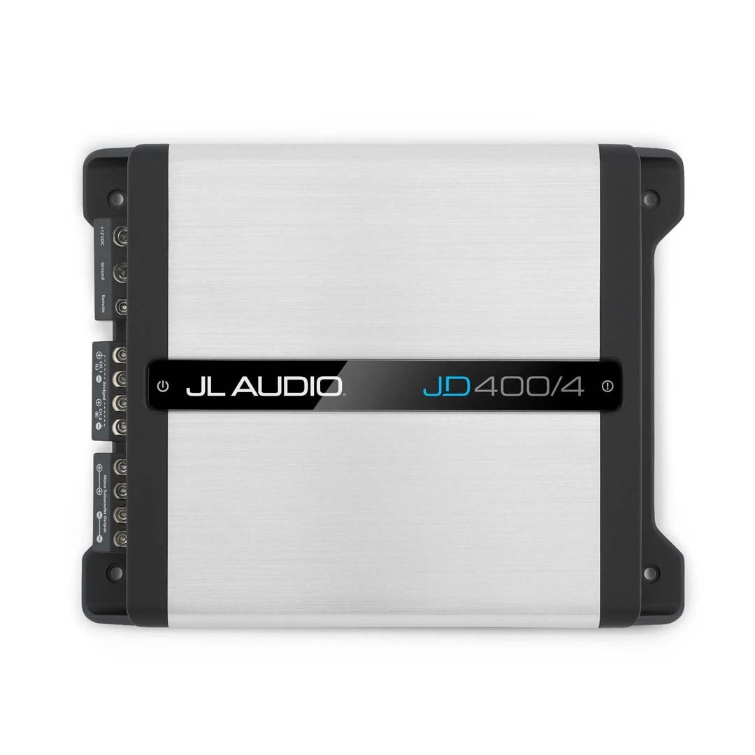 JL Audio JD400/4, JD Series Class D 4 Channel Full Range Amplifier, 400W (OB)