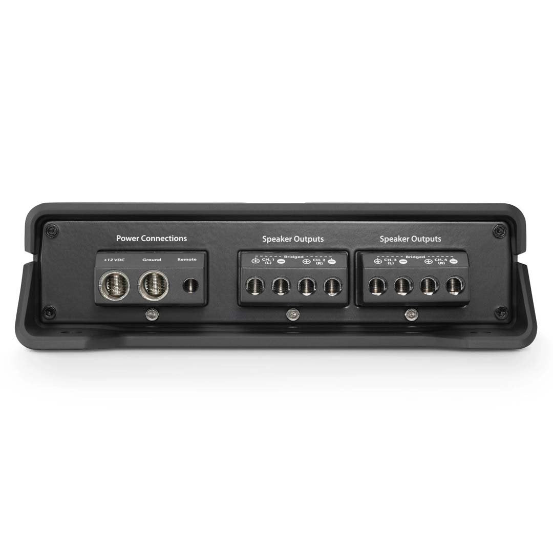 JL Audio JD400/4, JD Series Class D 4 Channel Full Range Amplifier, 400W (OB)