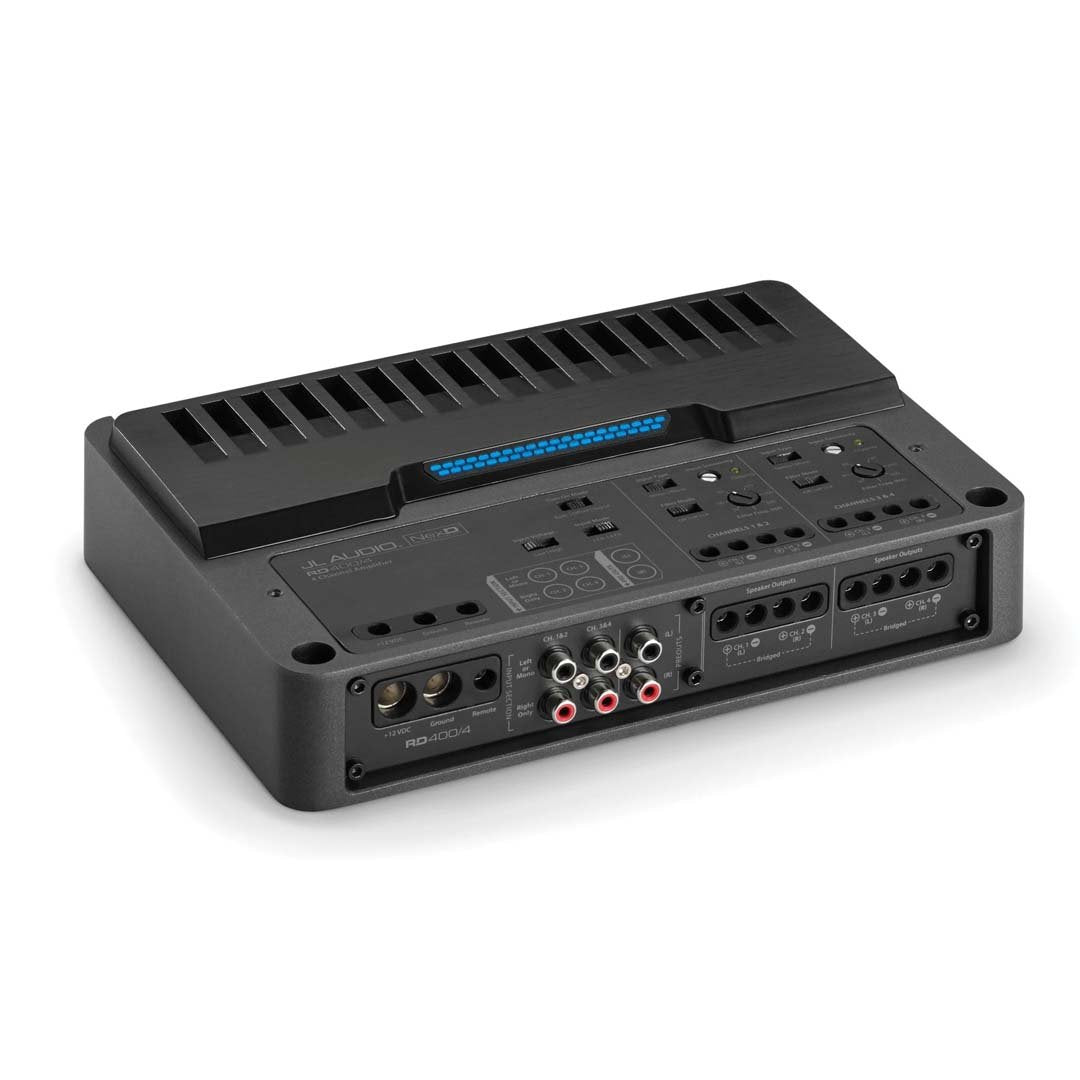 JL Audio RD400/4, RD Series Class D Full Range 4-Ch Amplifier, 400W (OB)