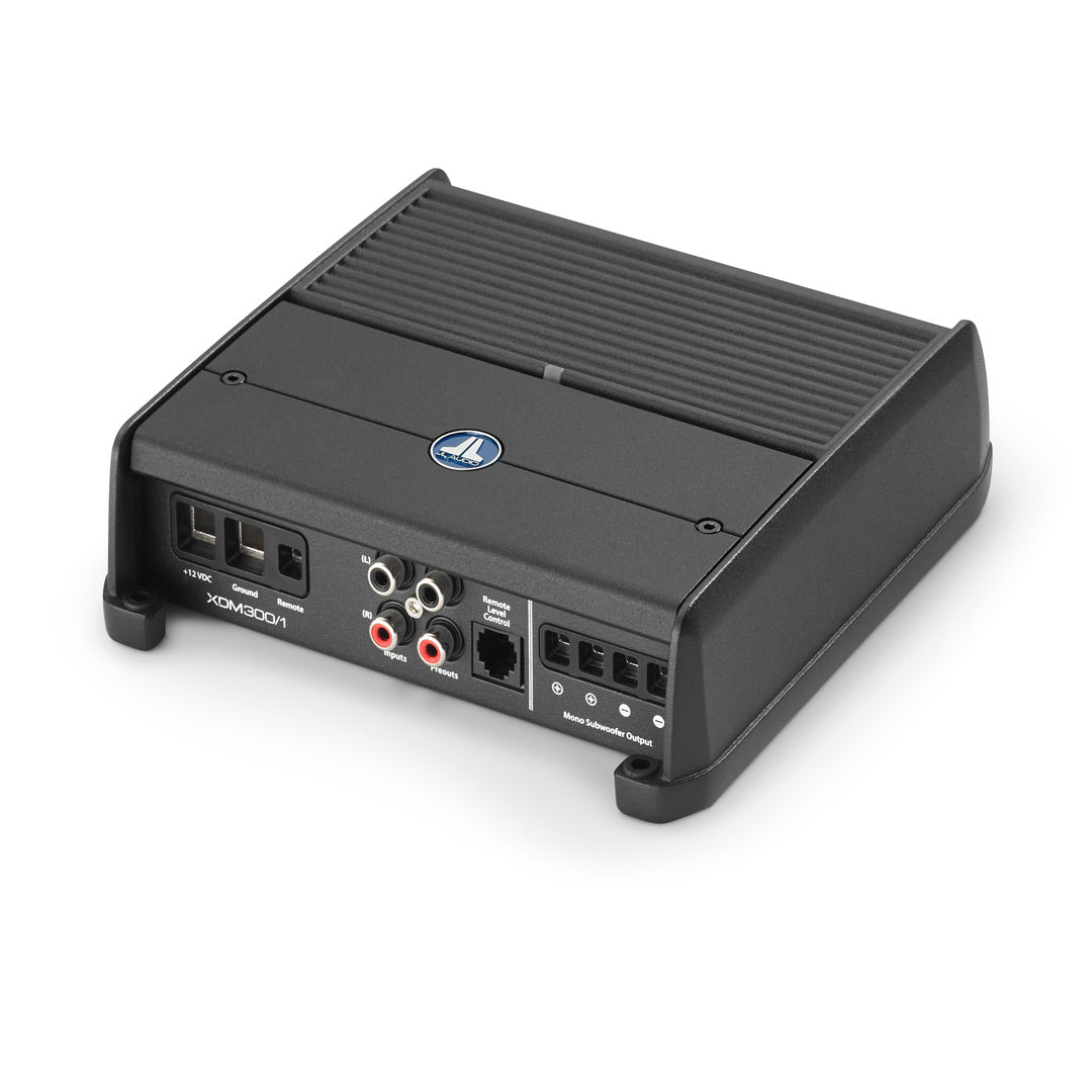 JL Audio XDM300/1, XDM Series Class D Monoblock Subwoofer Amplifier - 300 Watts RMS (OB)