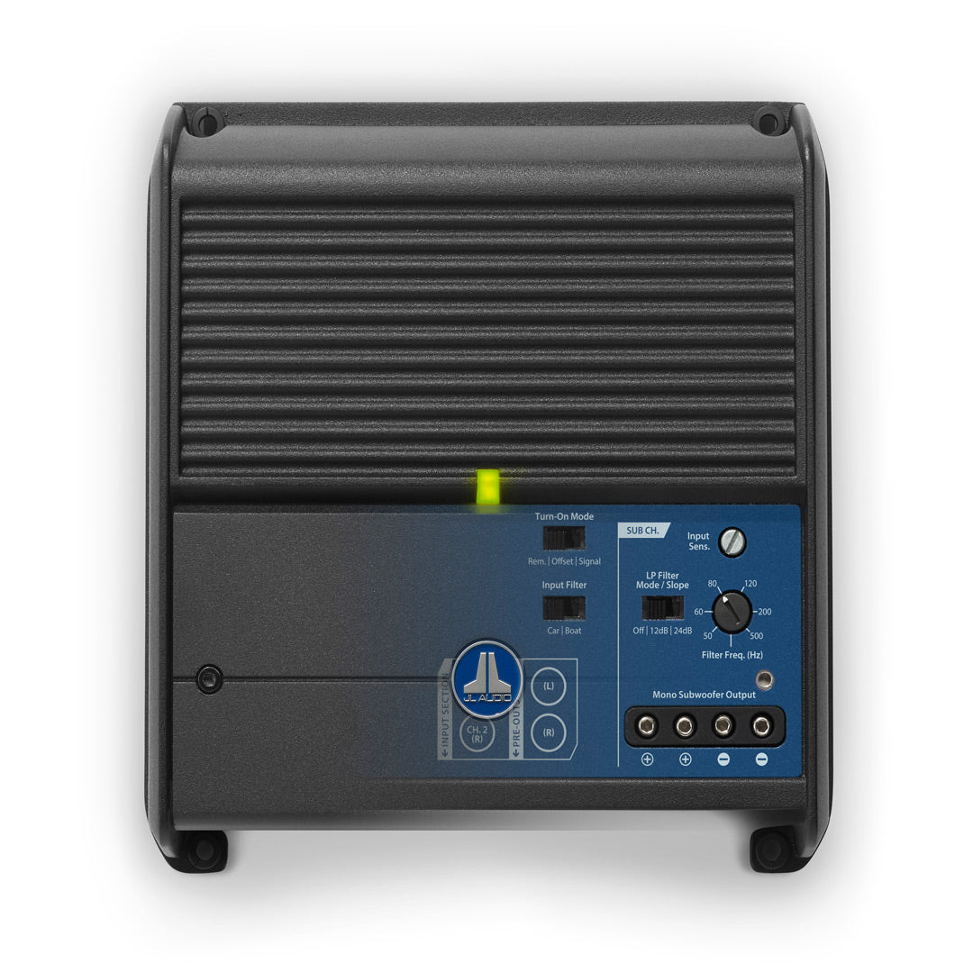 JL Audio XDM300/1, XDM Series Class D Monoblock Subwoofer Amplifier - 300 Watts RMS (OB)