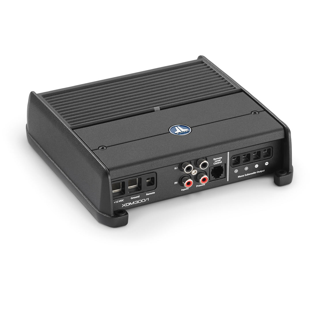 JL Audio XDM300/1, XDM Series Class D Monoblock Subwoofer Amplifier - 300 Watts RMS (OB)