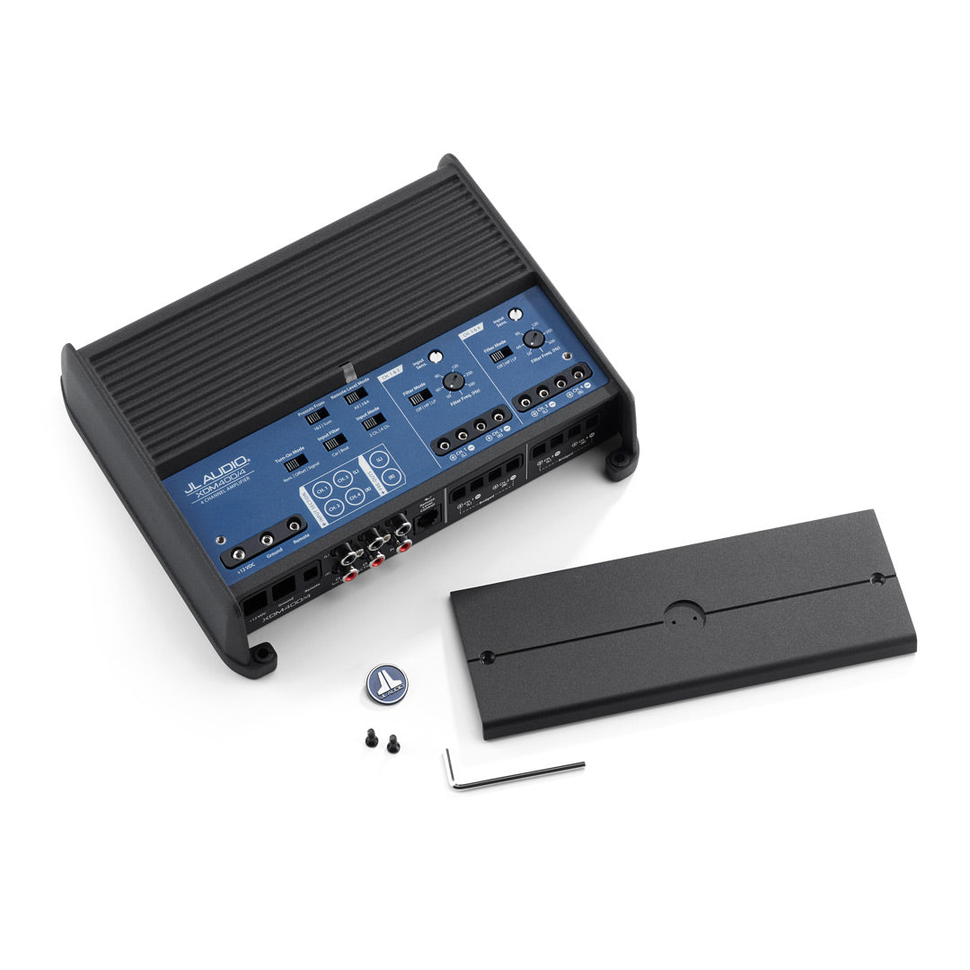 JL Audio XDM400/4, XDM Series Class D 4 Channel Full Range Amplifier - 400 Watts RMS (OB)