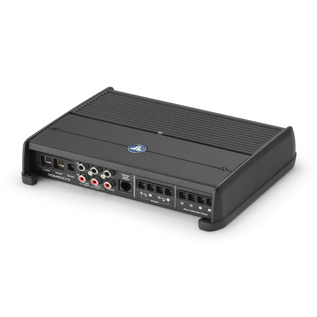 JL Audio XDM500/3, XDM Series Class D 3 Channel System Amplifier (OB)
