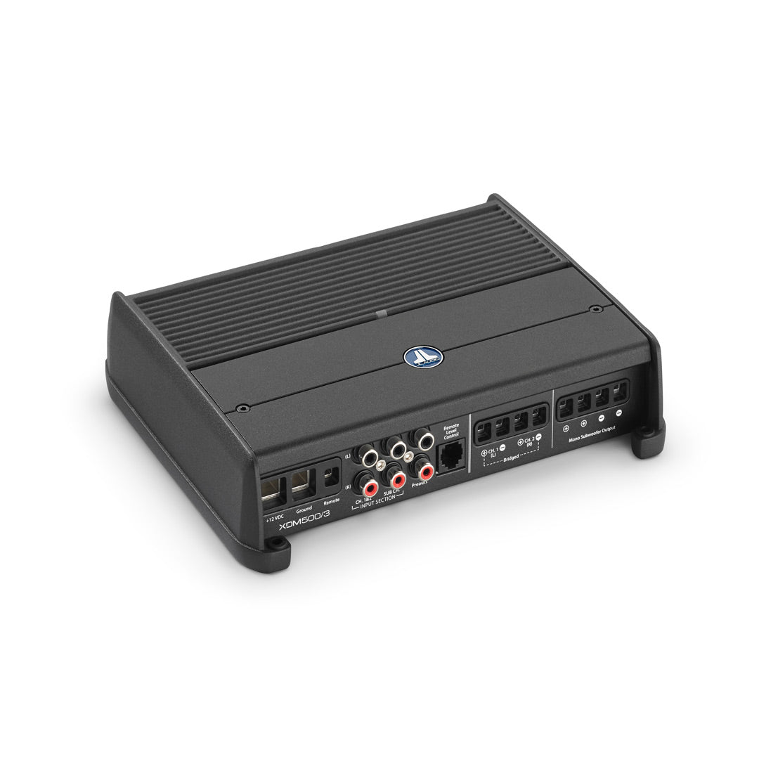 JL Audio XDM500/3, XDM Series Class D 3 Channel System Amplifier (OB)