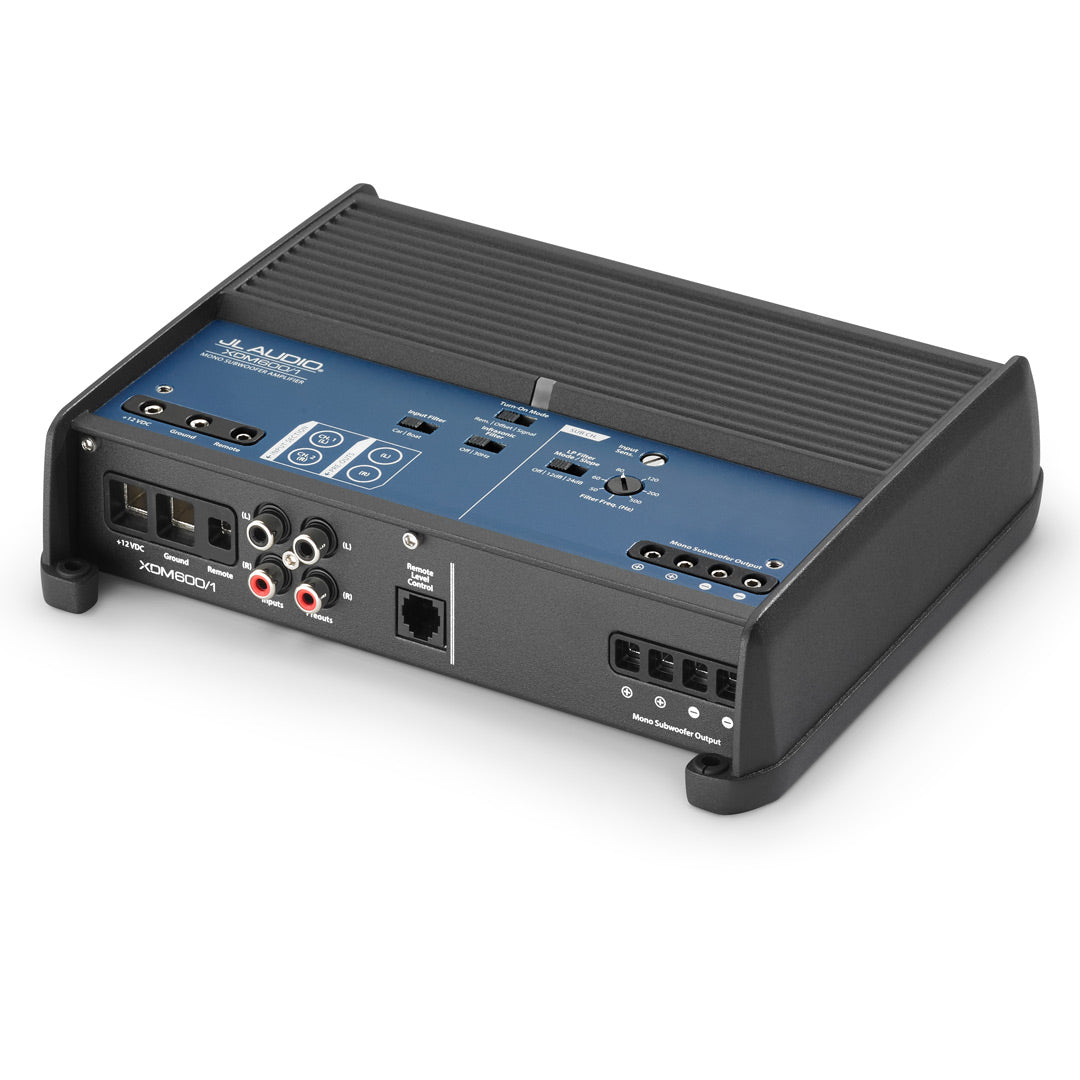 JL Audio XDM600/1, XDM Series Class D Monoblock Subwoofer Amplifier - 600 Watts RMS (OB)