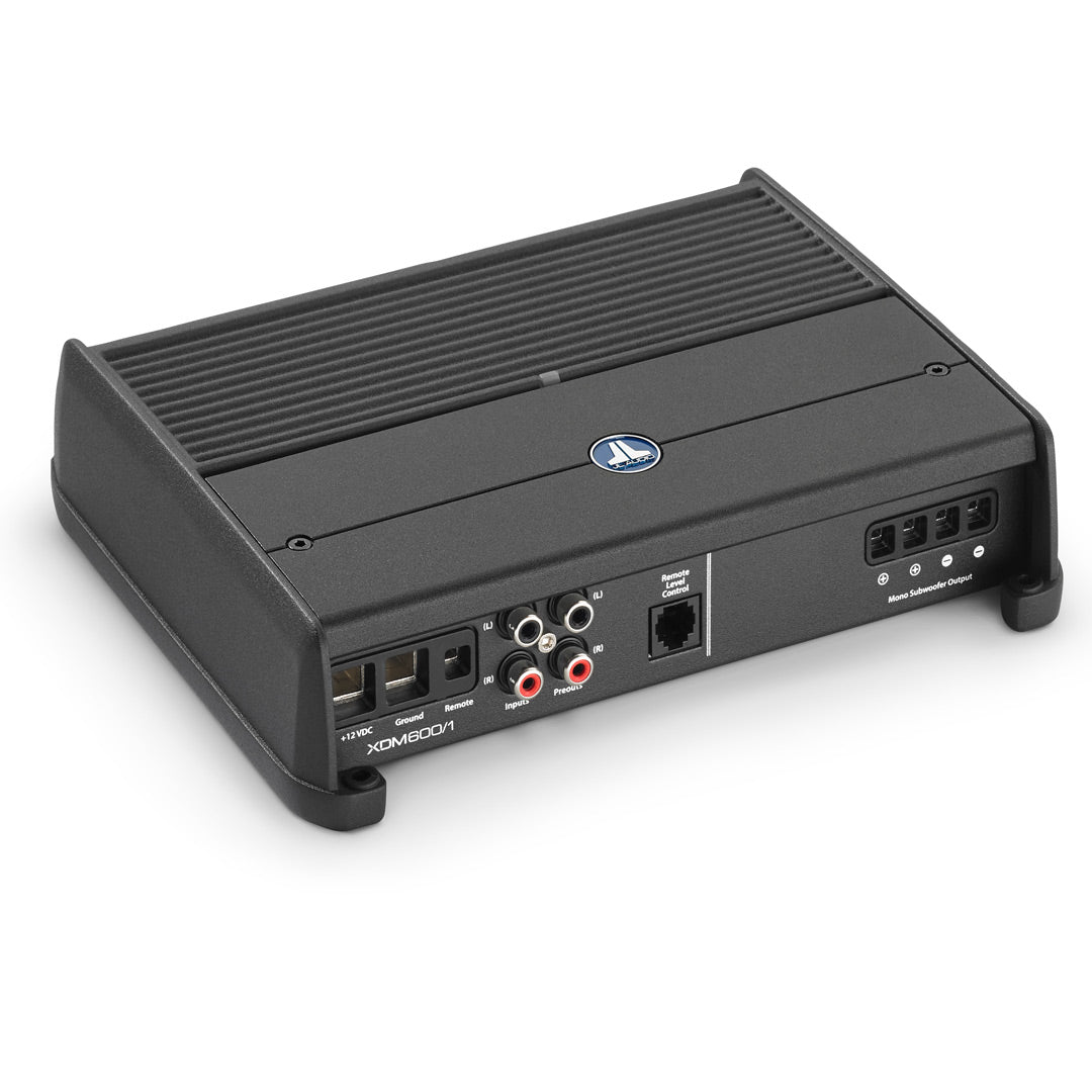 JL Audio XDM600/1, XDM Series Class D Monoblock Subwoofer Amplifier - 600 Watts RMS (OB)