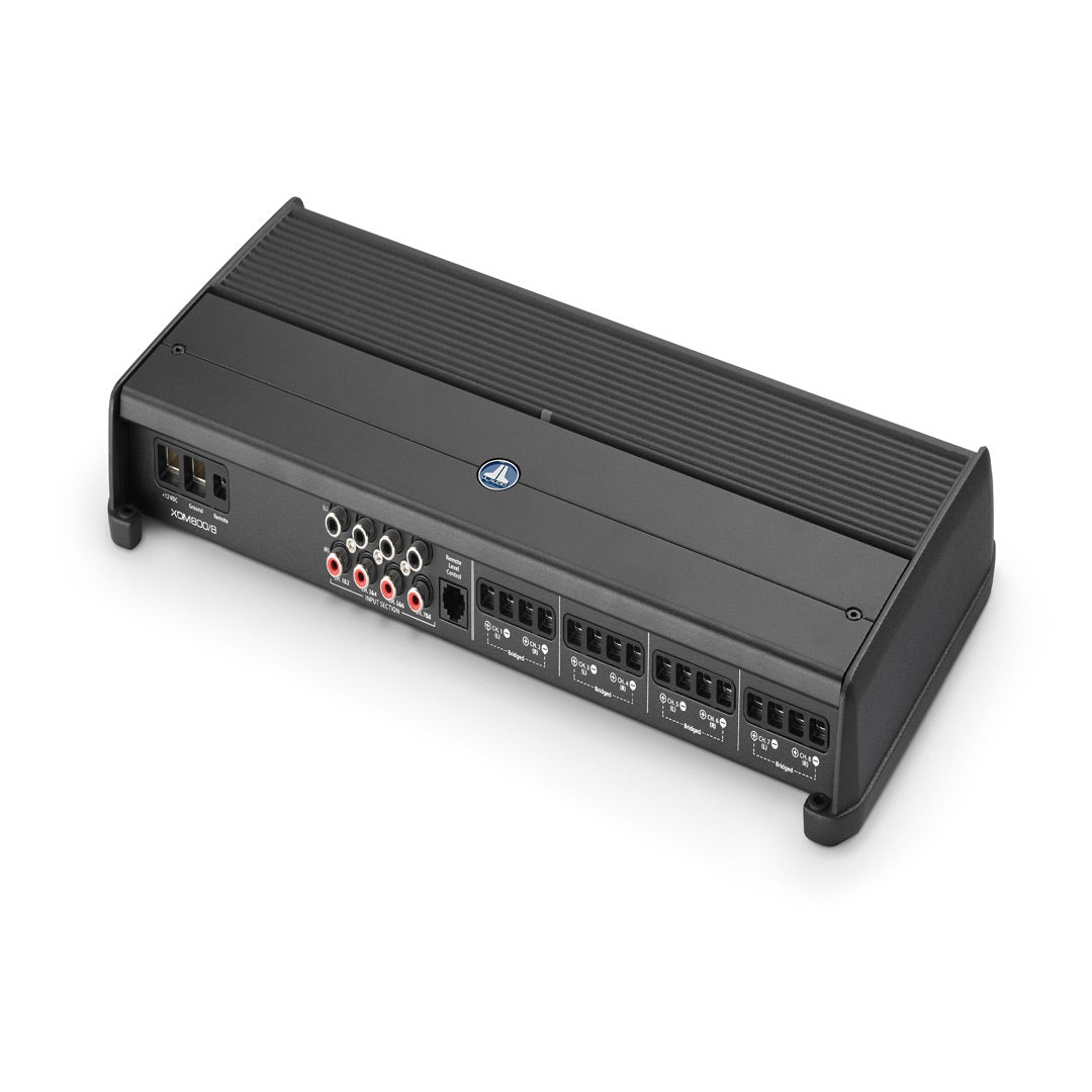 JL Audio XDM800/8, XDM Series Class D 8 Channel System Amplifier - 800 Watts RMS (OB)